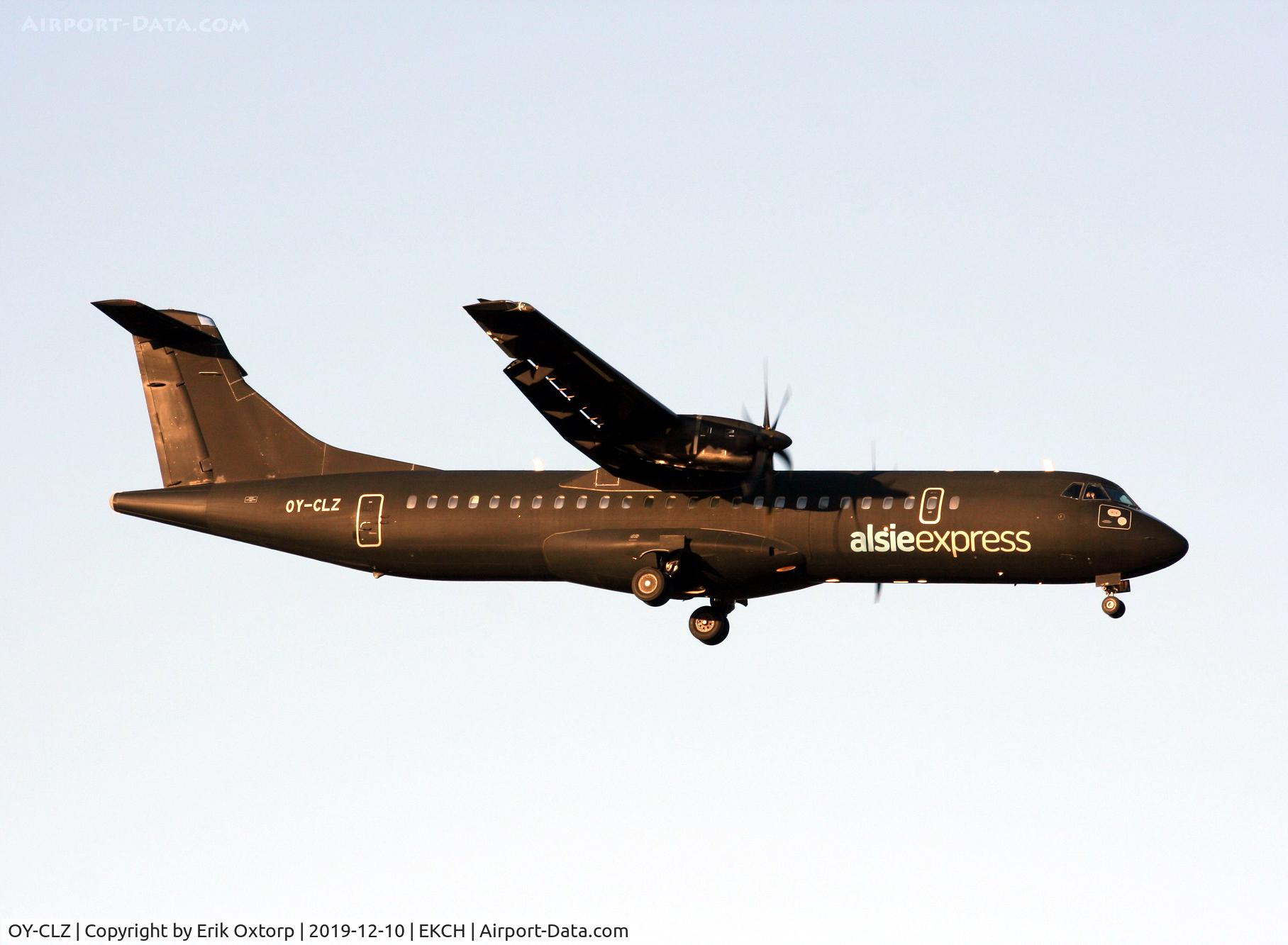 OY-CLZ, 2008 ATR 72-212A C/N 818, OY-CLZ landing rw 04L