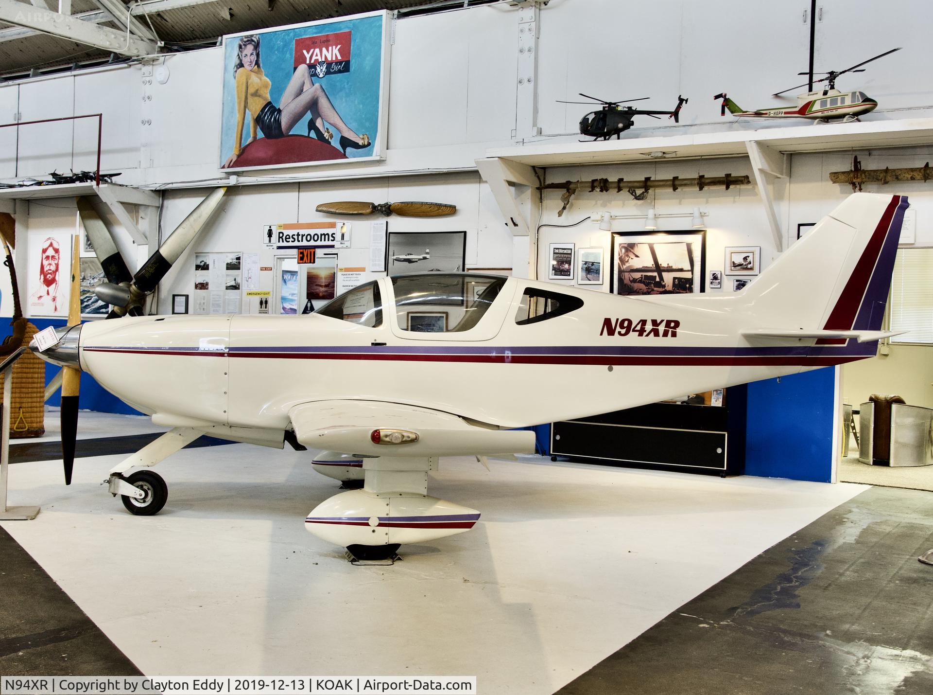 N94XR, 1990 Stoddard-Hamilton Glasair C/N 595, Western Aerospace Museum Oakland California 2019.