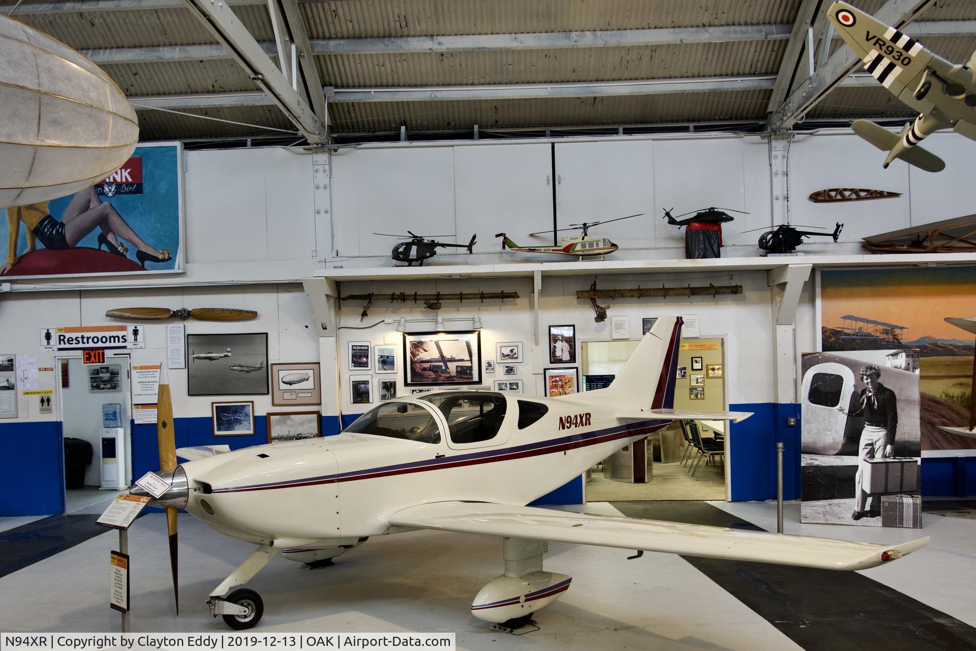 N94XR, 1990 Stoddard-Hamilton Glasair C/N 595, Western Aerospace Museum Oakland California 2019.