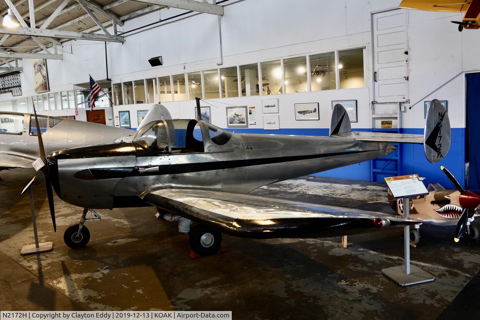 N2172H, 1994 Erco 415C Ercoupe C/N 2795, Western Aerospace Museum Oakland California 2019.