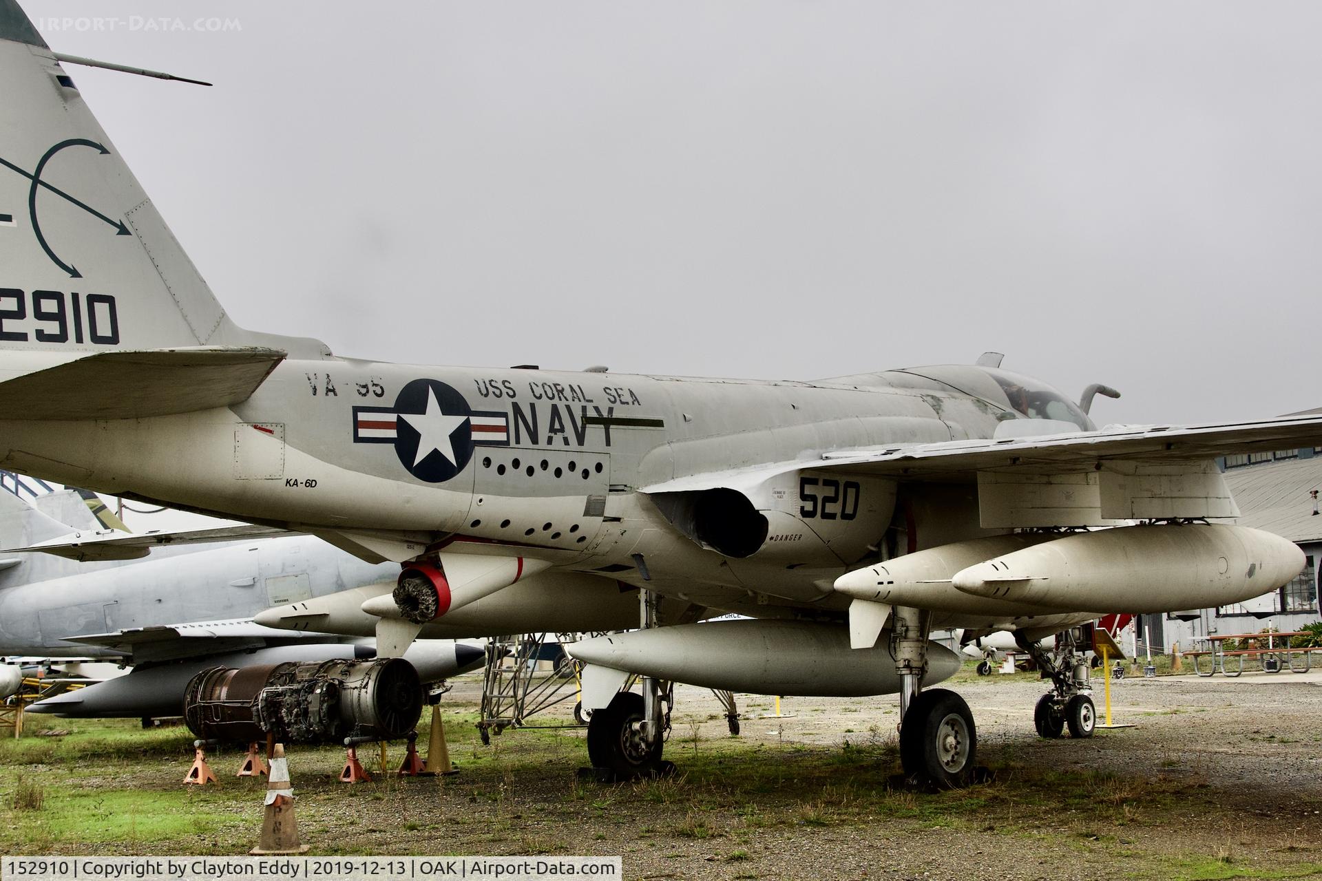 152910, Grumman KA-6D Intruder C/N I-214, Western Aerospace Museum Oakland Airport 2019.