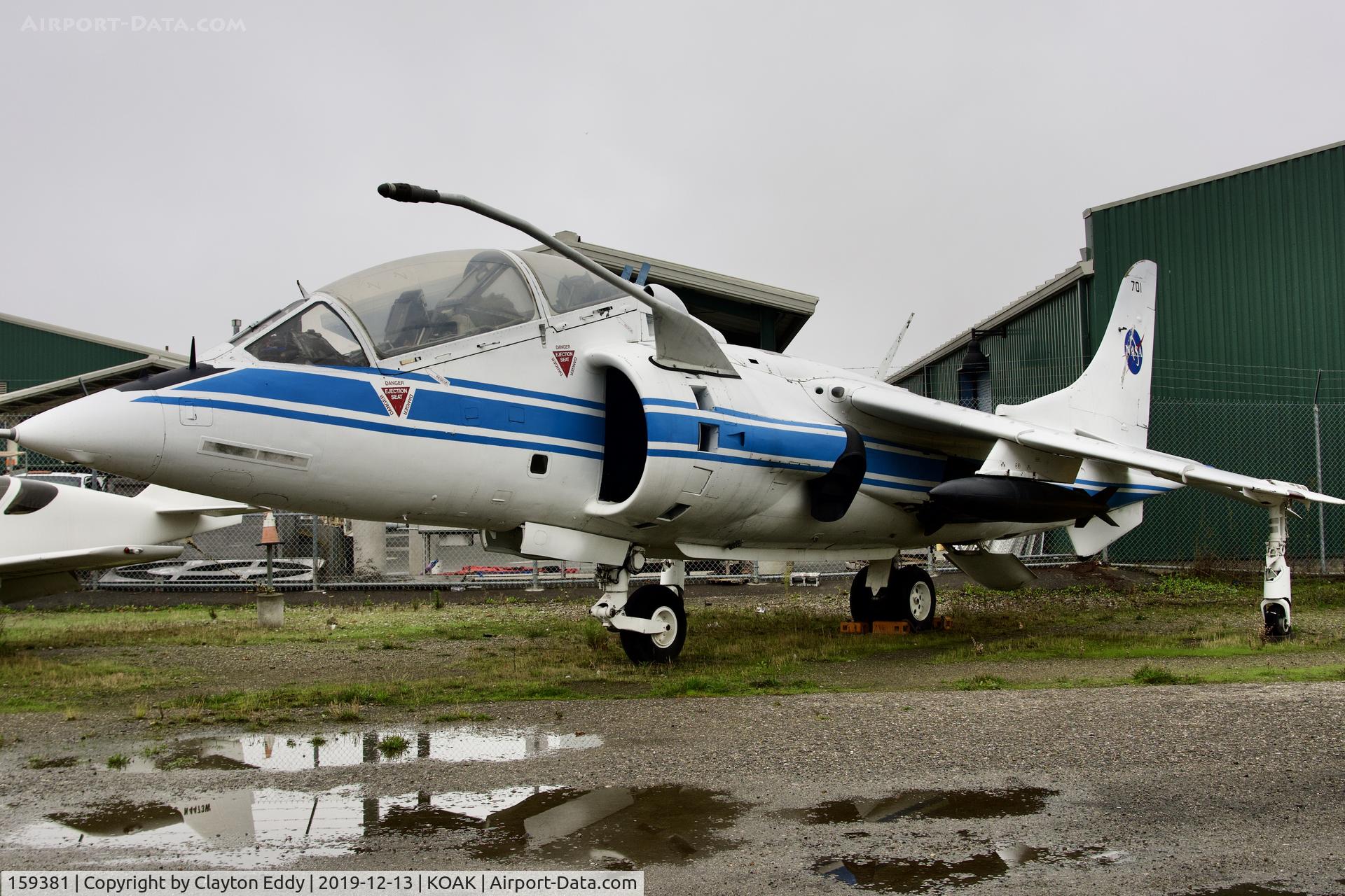 159381, Hawker Siddeley TAV-8A Harrier C/N 212021, Western Aerospace Museum Oakland Airport 2019.