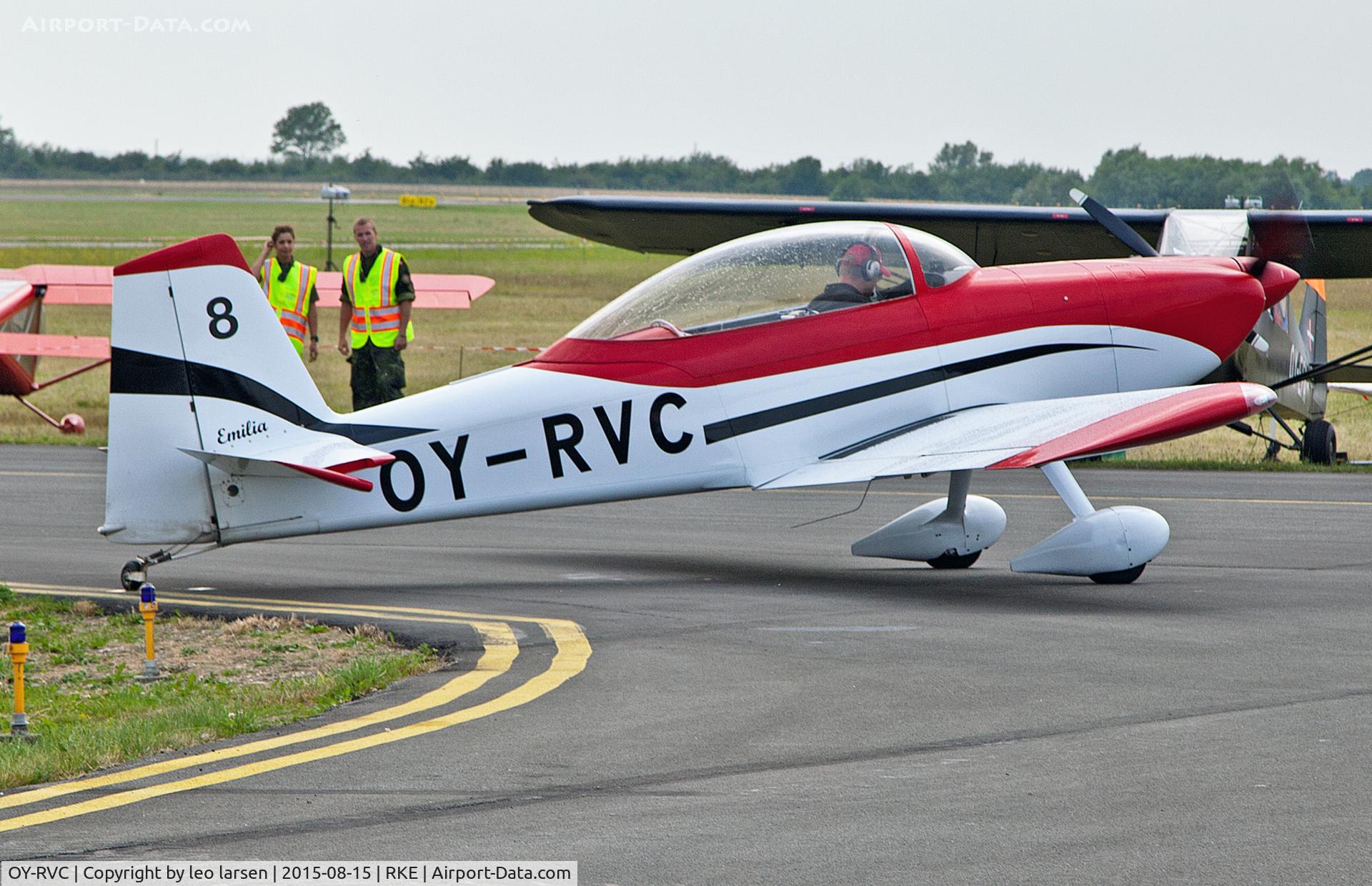 OY-RVC, 2010 Vans RV-8 C/N 2005-08, Roskilde Air Show 15.8.2015