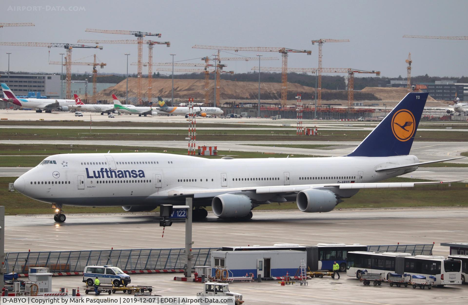 D-ABYO, 2014 Boeing 747-830 C/N 37841, Boeing 747-830