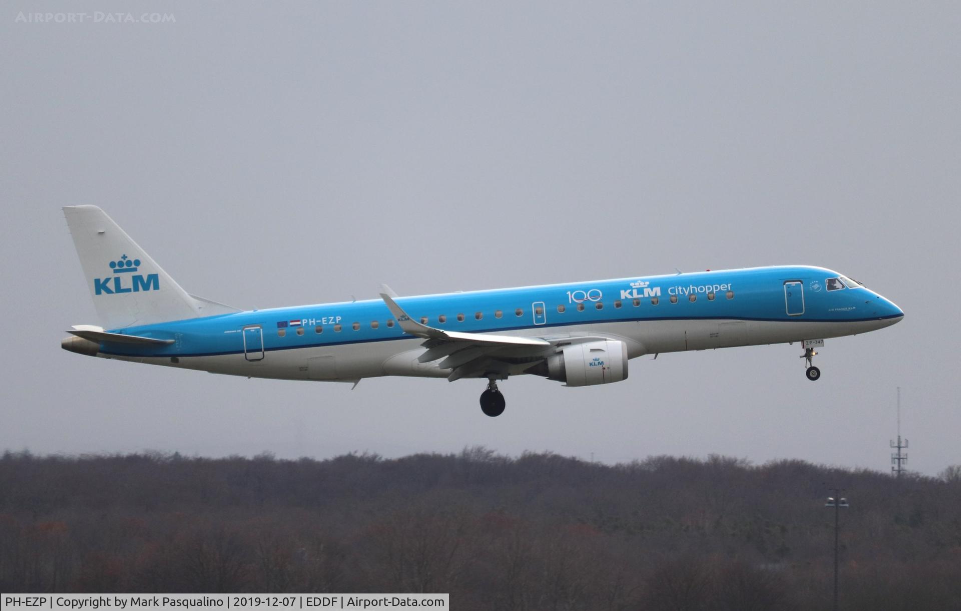 PH-EZP, 2010 Embraer 190LR (ERJ-190-100LR) C/N 19000347, ERJ-190-100LR