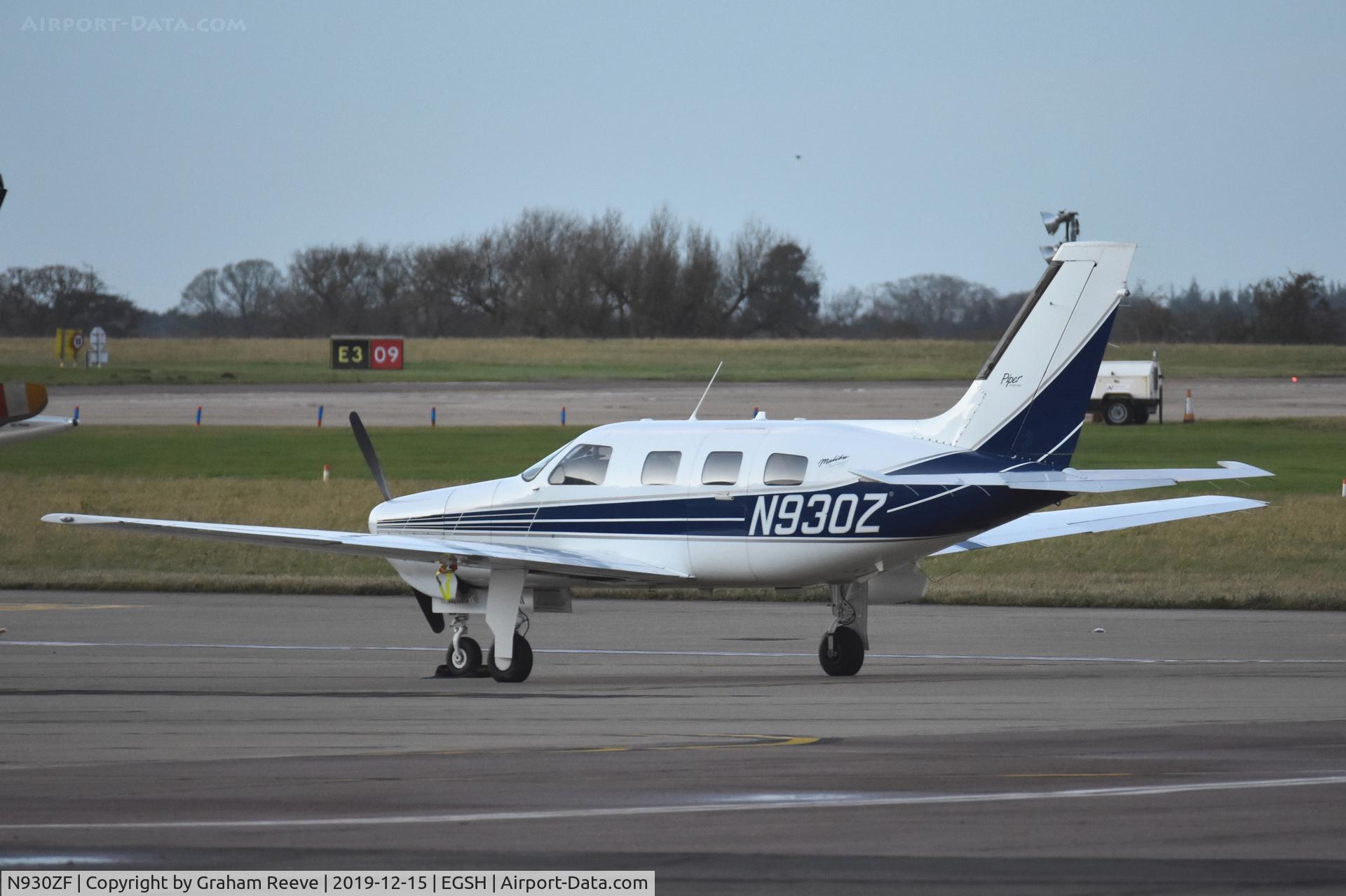 N930ZF, 2018 Socata TBM-700N (900) C/N 1227, Parked at Norwich.