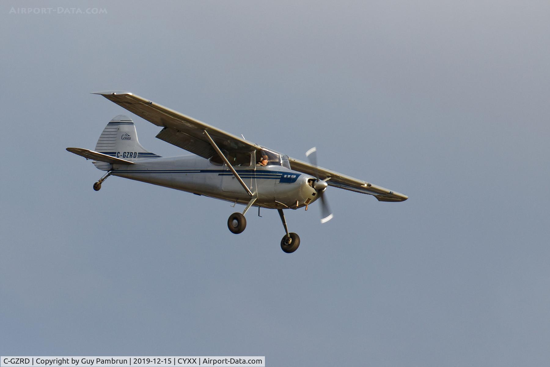 C-GZRD, 1953 Cessna 170B C/N 25597, Landing