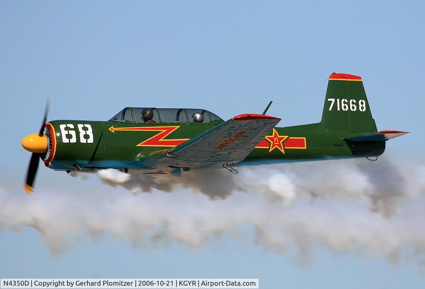 N4350D, 1968 Nanchang CJ-6A C/N 2232013, Goodyear Airshow 2006
