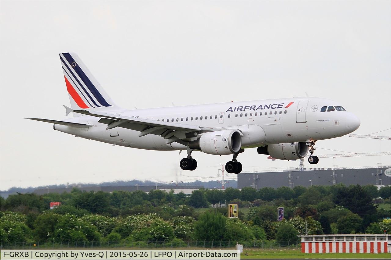 F-GRXB, 2001 Airbus A319-111 C/N 1645, Airbus A319-111, On final rwy 06, Paris-Orly Airport (LFPO-ORY)