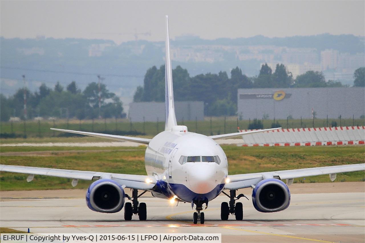 EI-RUF, 2000 Boeing 737-85P C/N 28536, Boeing 737-85P, Holding point rwy 08, Paris-Orly airport (LFPO-ORY)