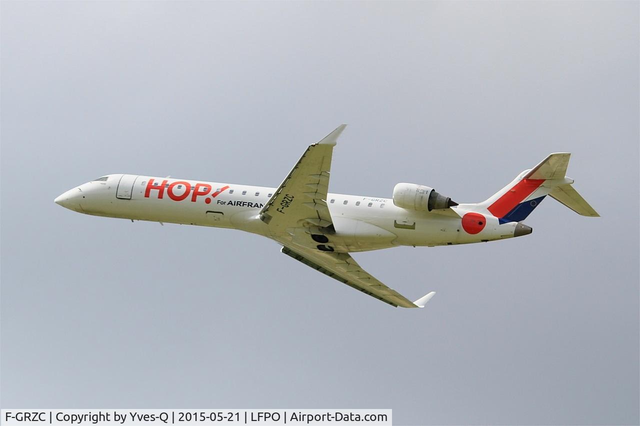 F-GRZC, 2001 Canadair CRJ-702 (CL-600-2C10) Regional Jet C/N 10008, Canadair Regional Jet CRJ-702, Take off rwy 24, Paris-Orly Airport (LFPO-ORY)