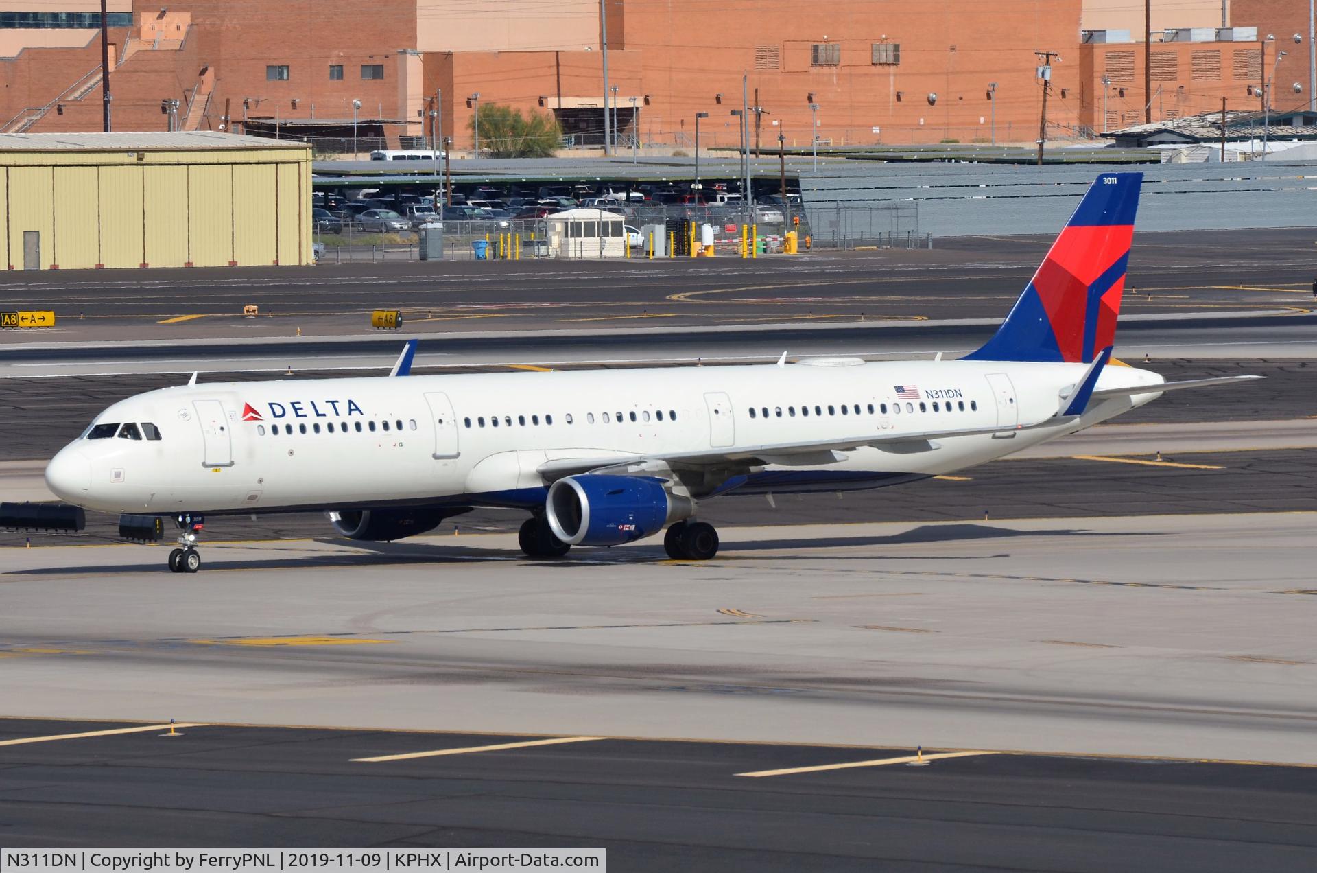 N311DN, 2016 Airbus A321-211 C/N 7304, Delta A321