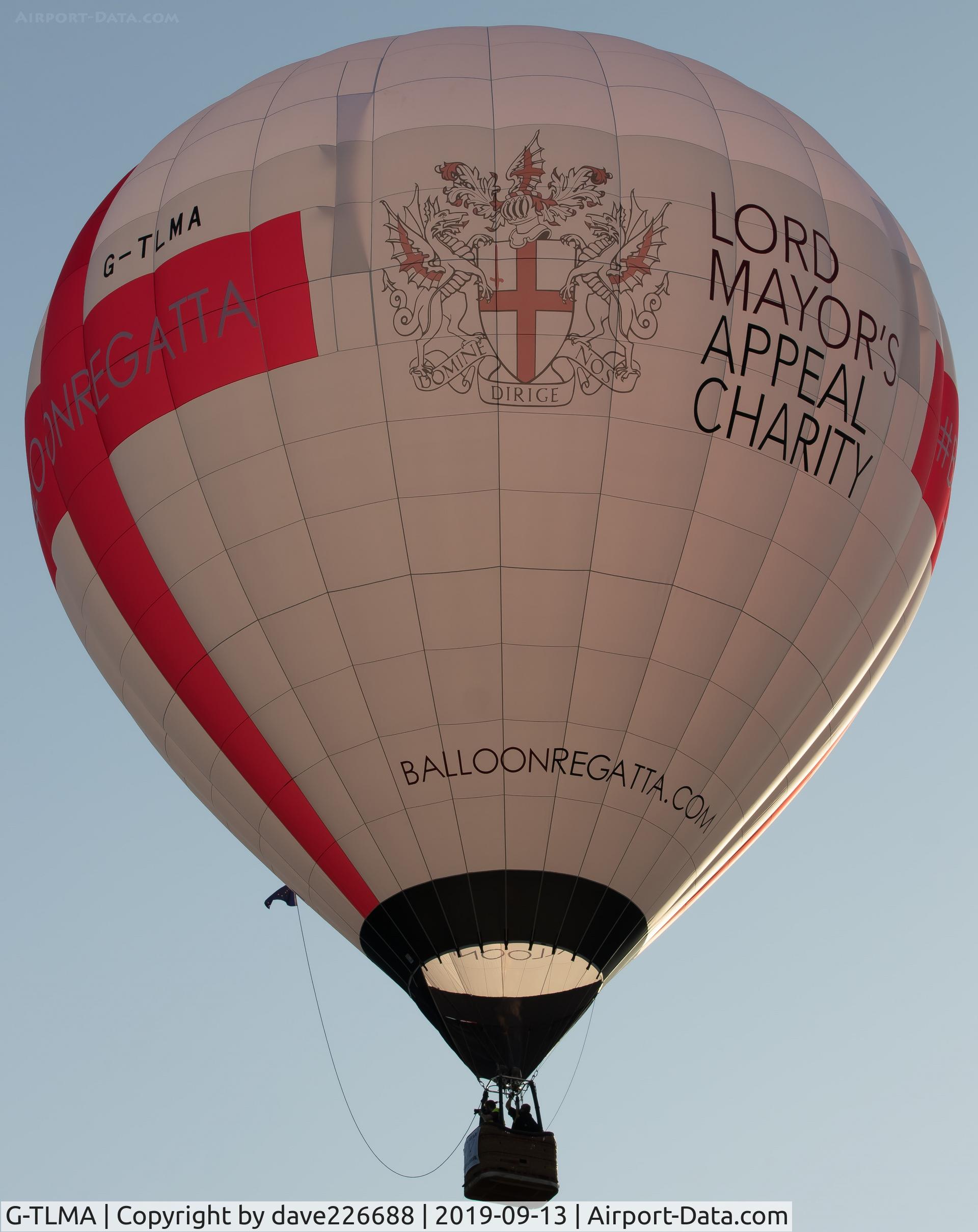 G-TLMA, 2016 Lindstrand LTL Series 1-105 C/N 017, G TLMA at the Longleat Skysafari 2019