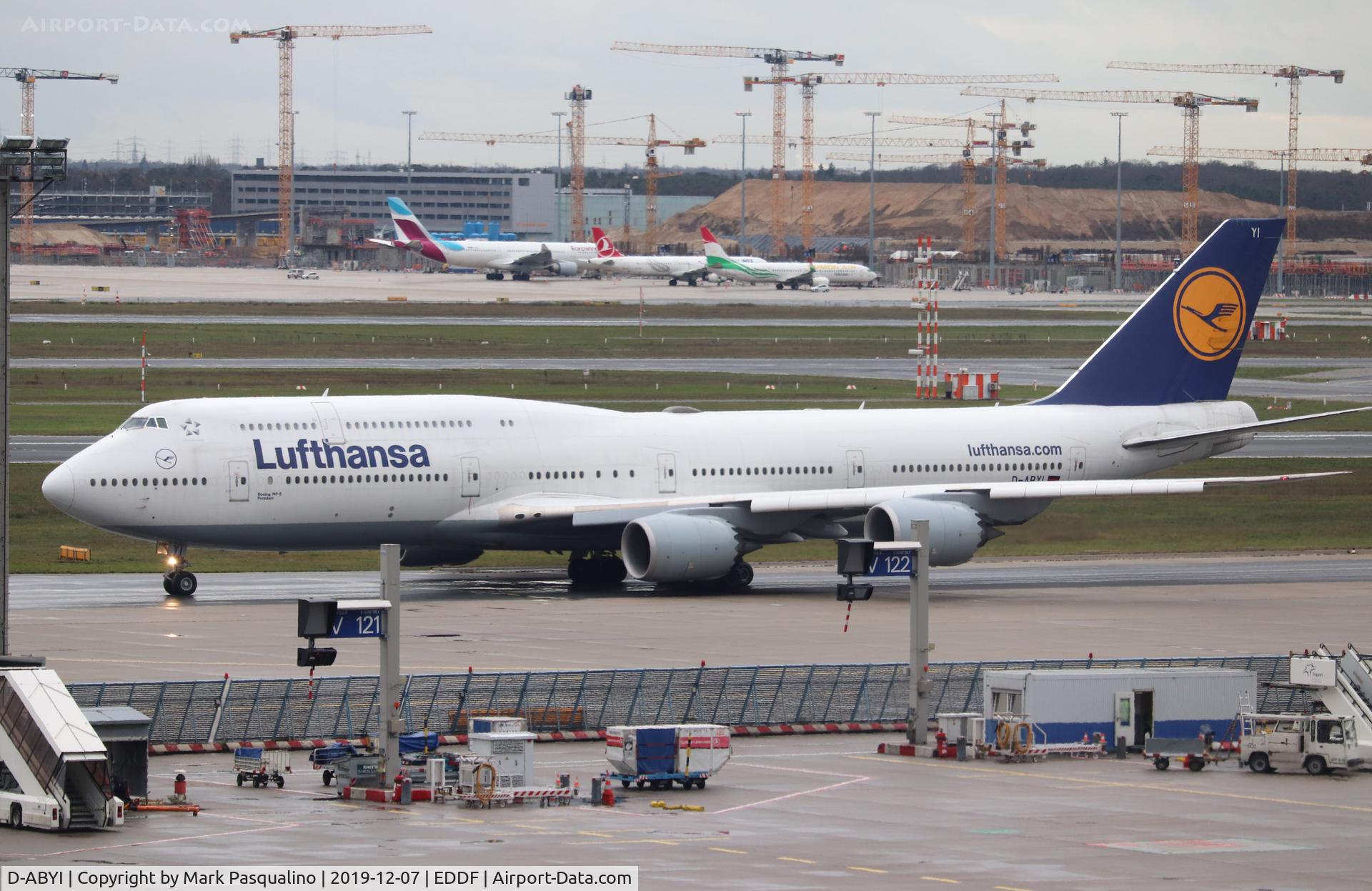 D-ABYI, 2013 Boeing 747-830 C/N 37833, Boeing 747-830