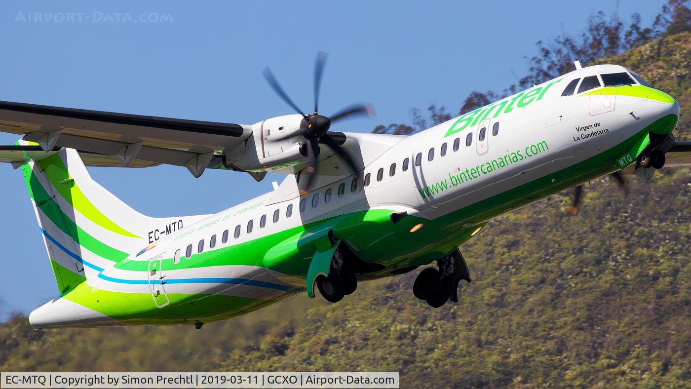 EC-MTQ, 2017 ATR 72-600 (72-212A) C/N 1469, EC-MTQ @ Tenerife Norte Airport