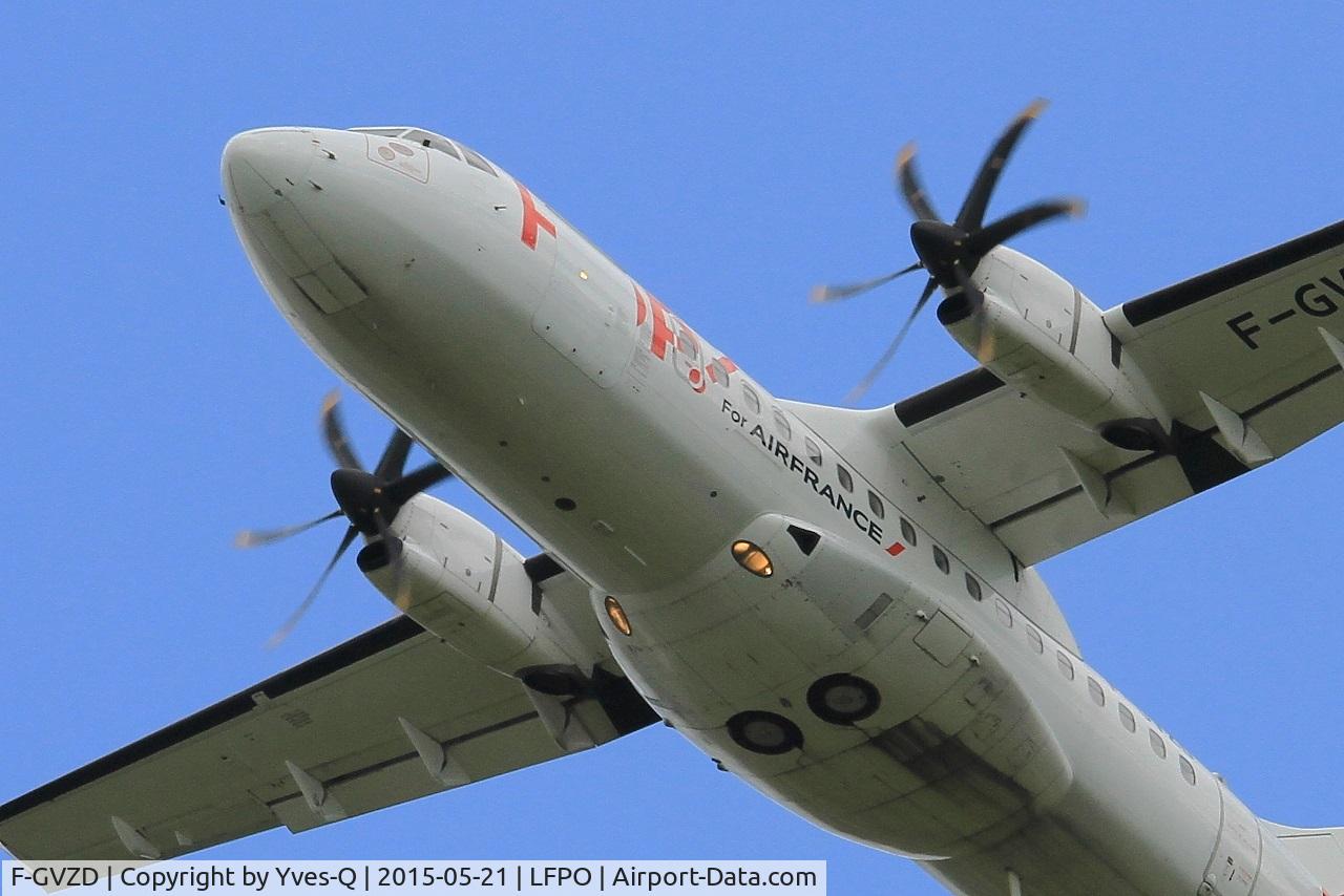 F-GVZD, 1996 ATR 42-500 C/N 530, ATR 42-500, Take off rwy 24, Paris-Orly airport (LFPO-ORY)
