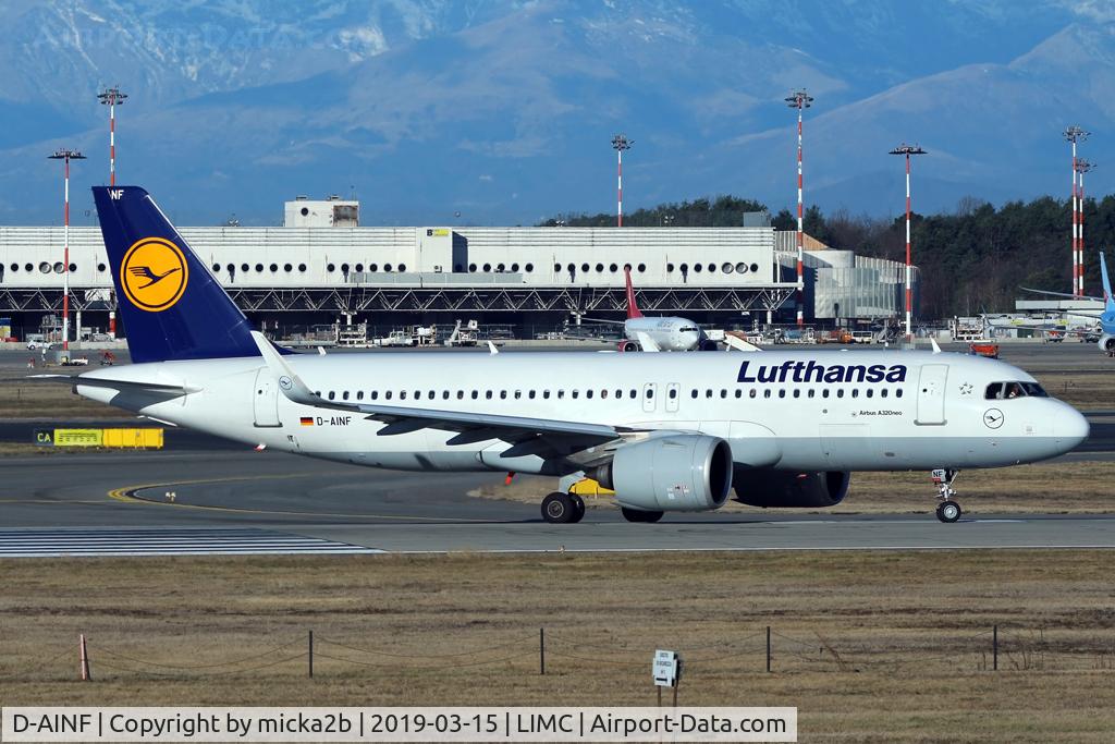 D-AINF, 2017 Airbus A320-271N C/N 7577, Taxiing