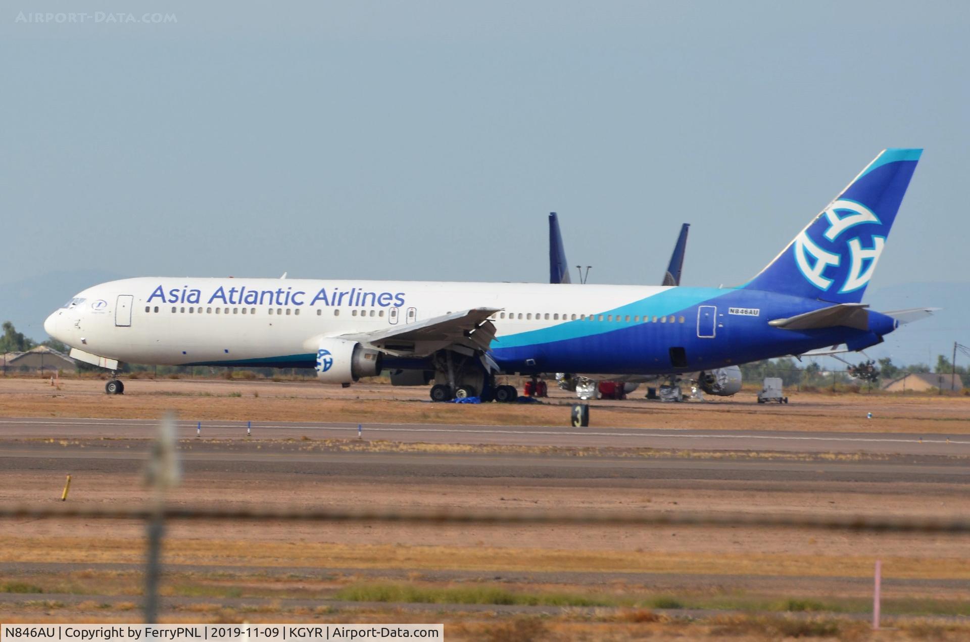 N846AU, 1990 Boeing 767-383/ER C/N 24846, Former Asia Atlantic Airlines B763 HS-AAB