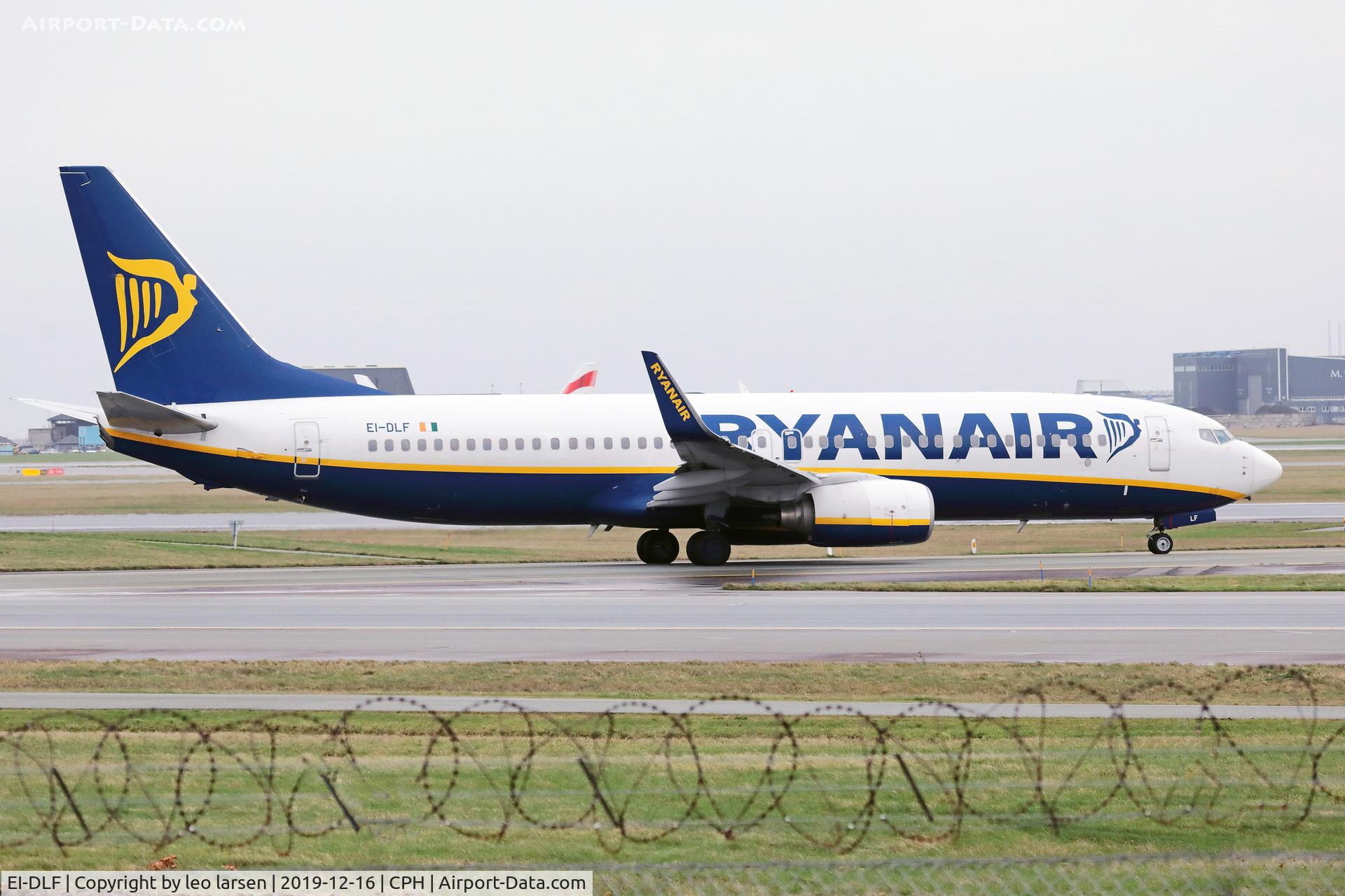 EI-DLF, 2006 Boeing 737-8AS C/N 33588, Copenhagen 16.12.2019
