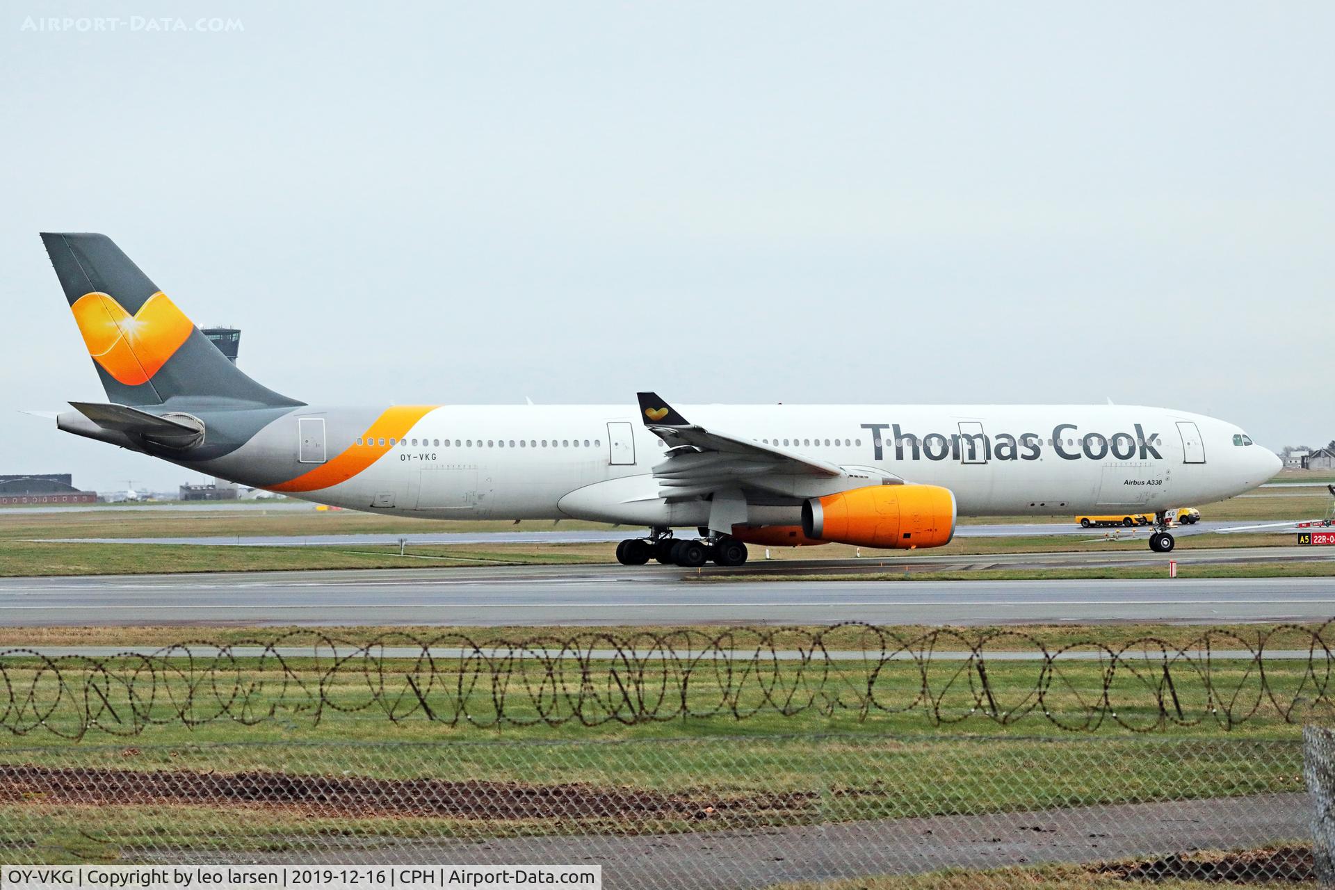OY-VKG, 2000 Airbus A330-343X C/N 349, Copenhagen 16.12.2019