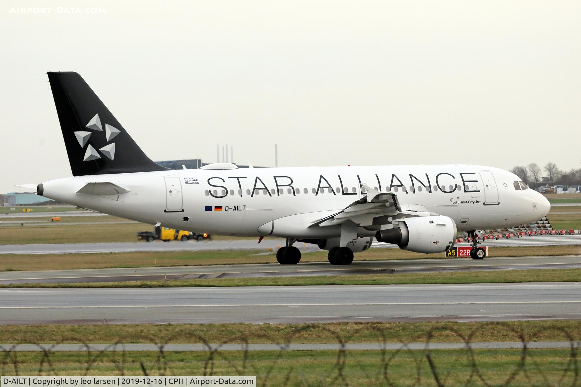 D-AILT, 1997 Airbus A319-114 C/N 738, Copenhagen 16.12.2019