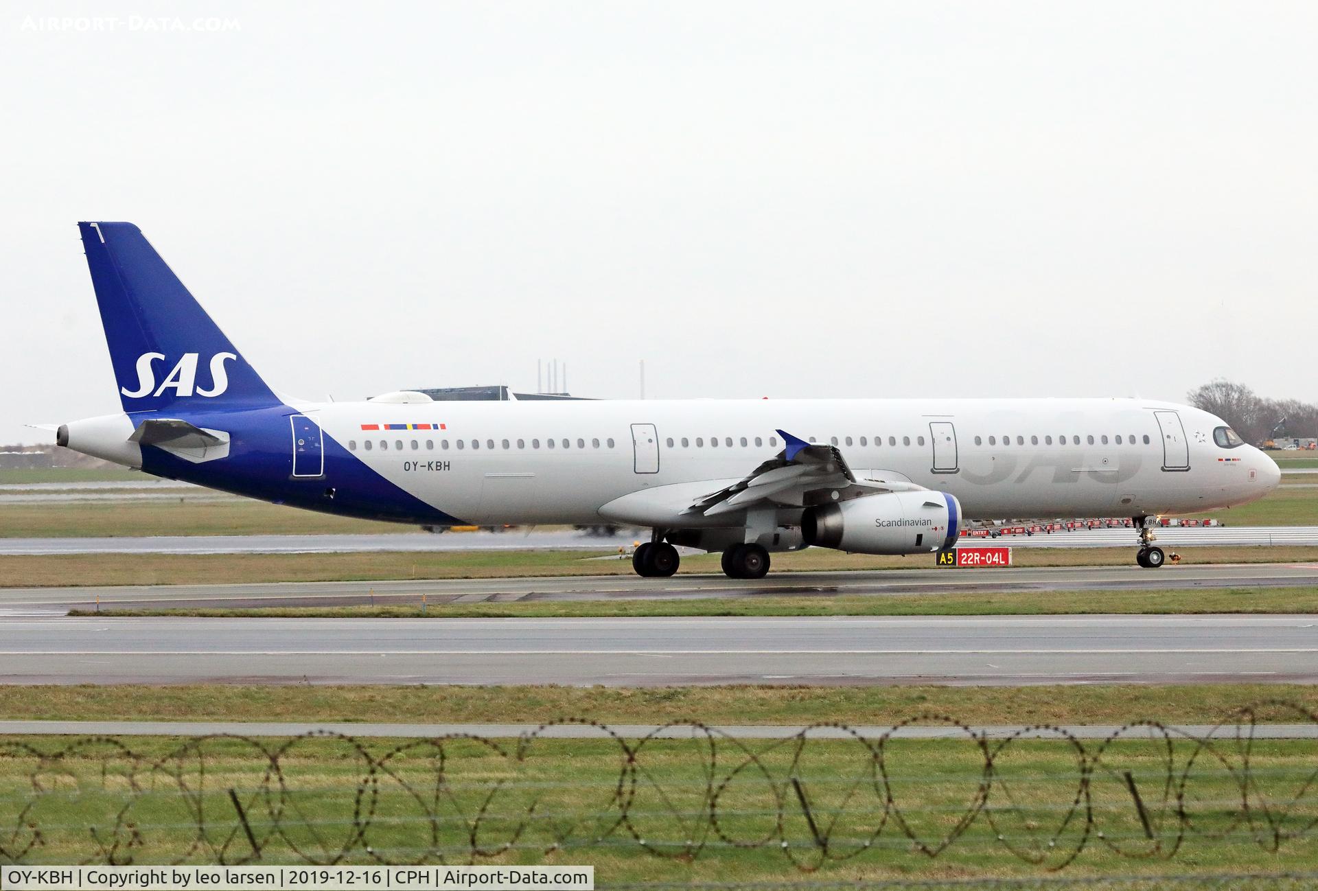 OY-KBH, 2002 Airbus A321-232 C/N 1675, Copenhagen 16.12.2019