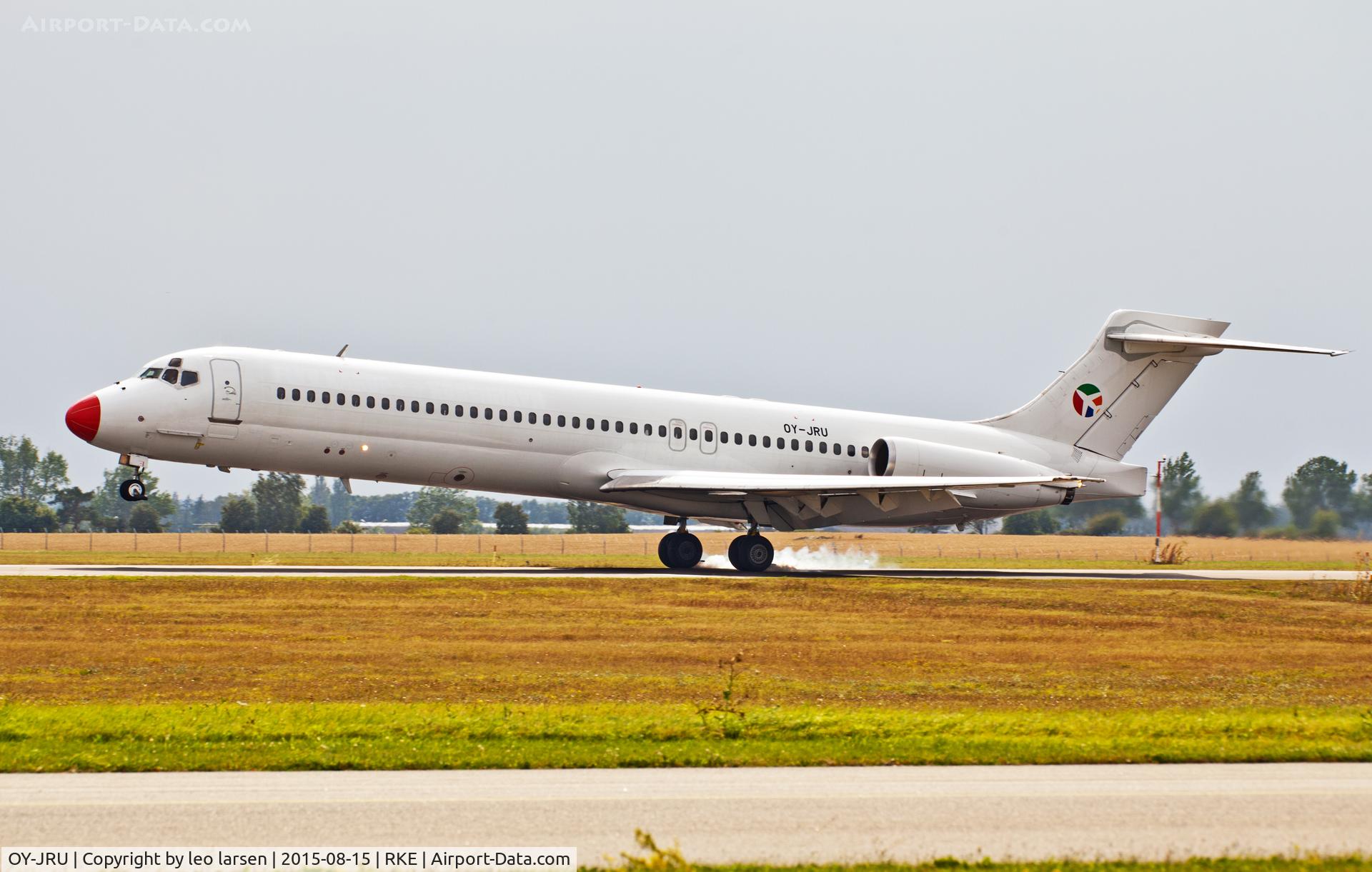 OY-JRU, 1987 McDonnell Douglas MD-87 (DC-9-87) C/N 49403, Roskilde Air Show 15.8.2015