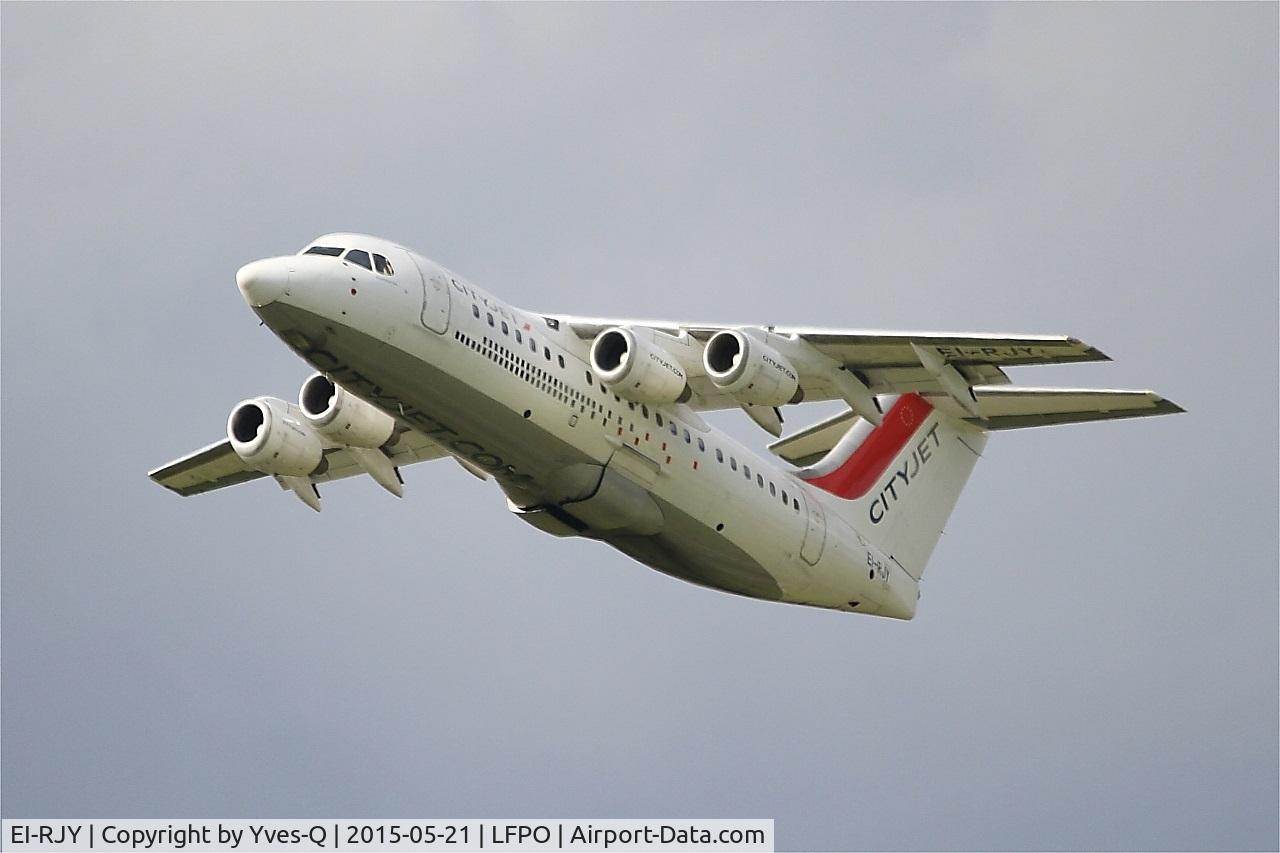 EI-RJY, 1997 British Aerospace Avro 146-RJ85 C/N E.2307, British Aerospace Avro 146-RJ85, Take off rwy 24, Paris-Orly Airport (LFPO-ORY)