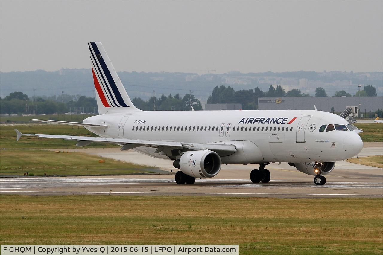 F-GHQM, 1991 Airbus A320-211 C/N 237, Airbus A320-211, Lining up prior to take off rwy 08, Paris-Orly Airport (LFPO-ORY)