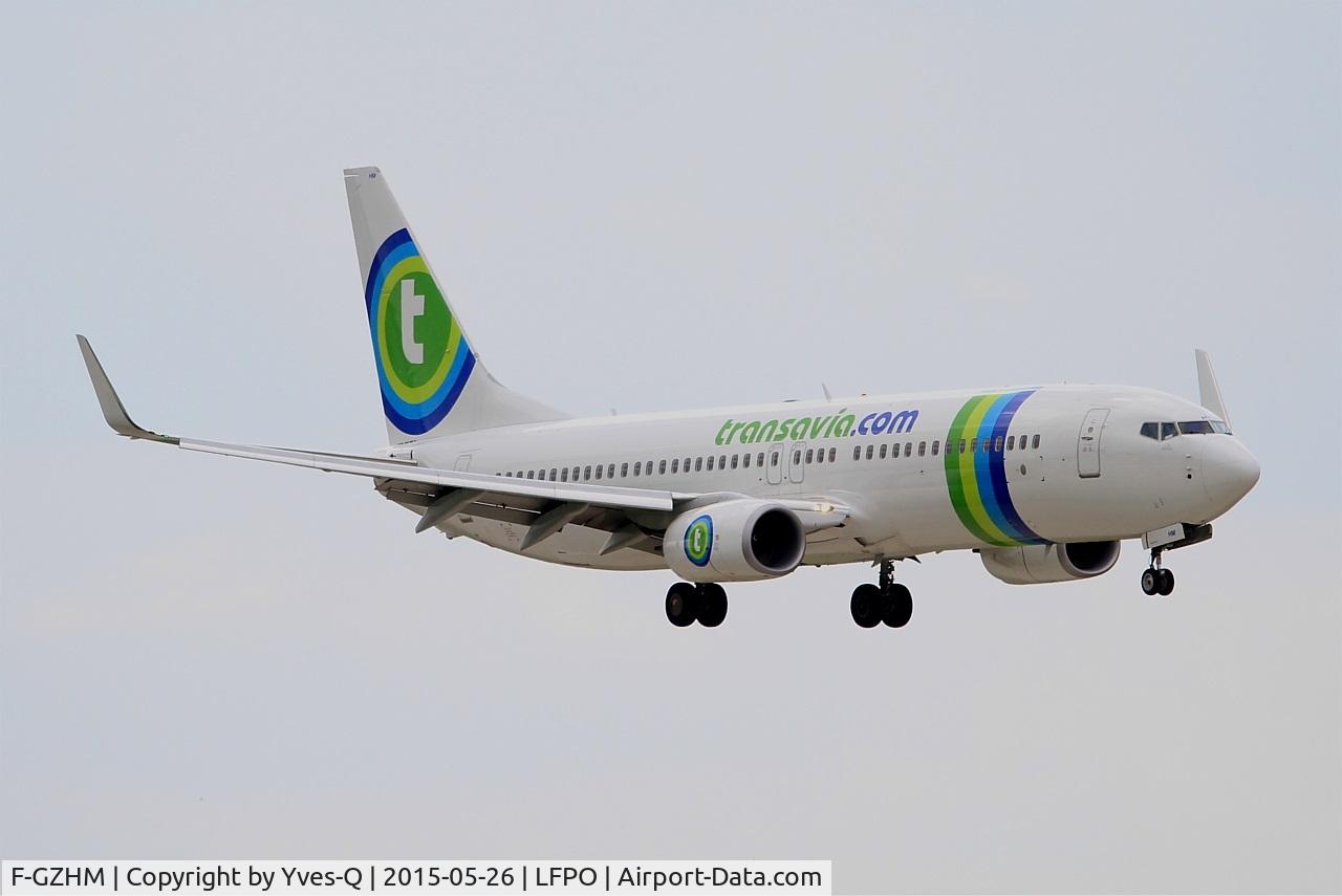 F-GZHM, 2014 Boeing 737-8K2 C/N 37792, Boeing 737-8K2, Short approach rwy 06, Paris-Orly airport (LFPO-ORY)