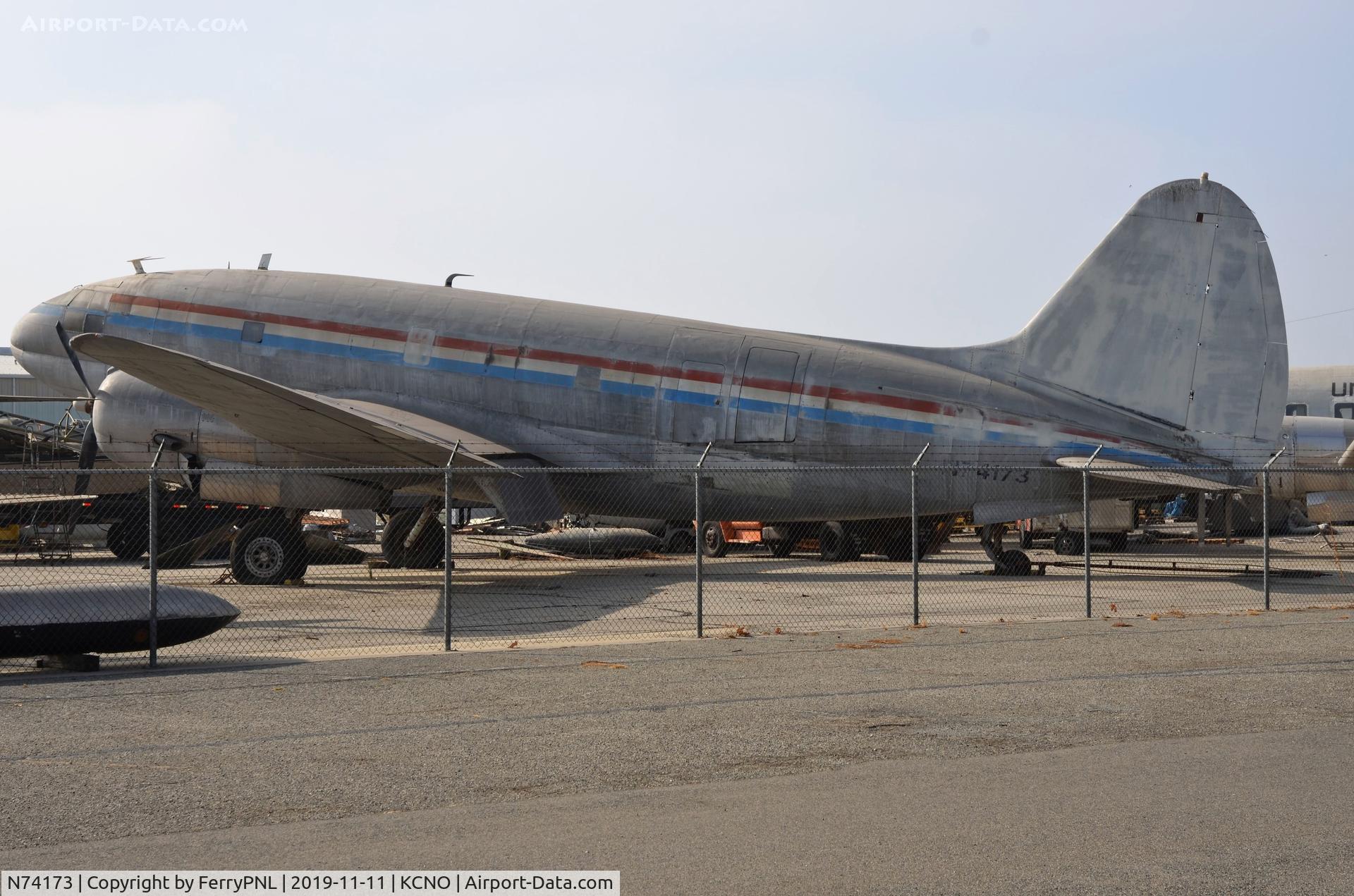 N74173, 1959 Curtiss C-46A Commando C/N 289, C46 Commando at Yanks Air Museum