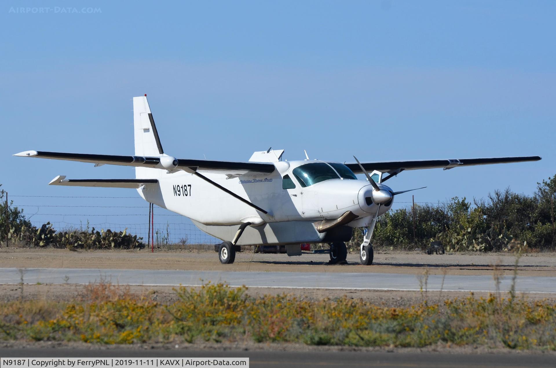 N9187, 2002 Cessna 208B Super Cargomaster C/N 208B0948, Catalina Flying Boats Ce208B parked at AVX