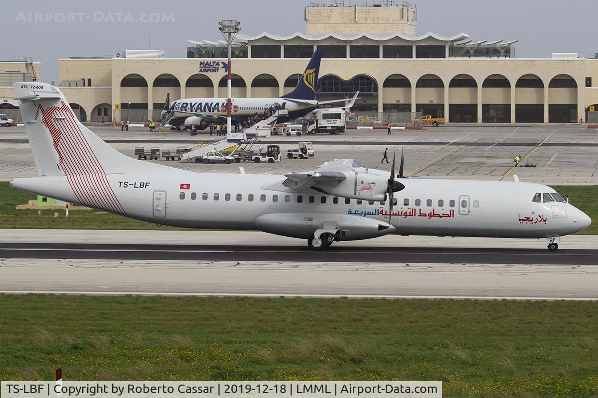 TS-LBF, 2019 ATR 72-600 (72-212A) C/N 1582, Runway 31 - First International Flight for this airframe