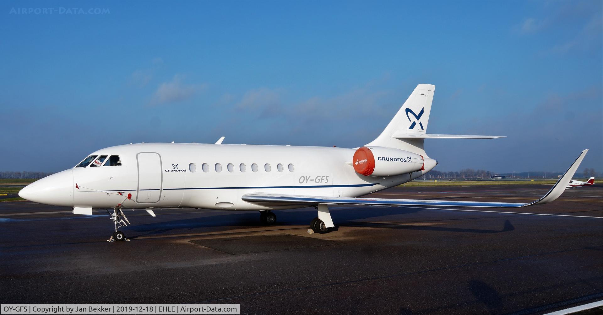 OY-GFS, 2016 Dassault Falcon 2000LXS C/N 314, Lelystad Airport