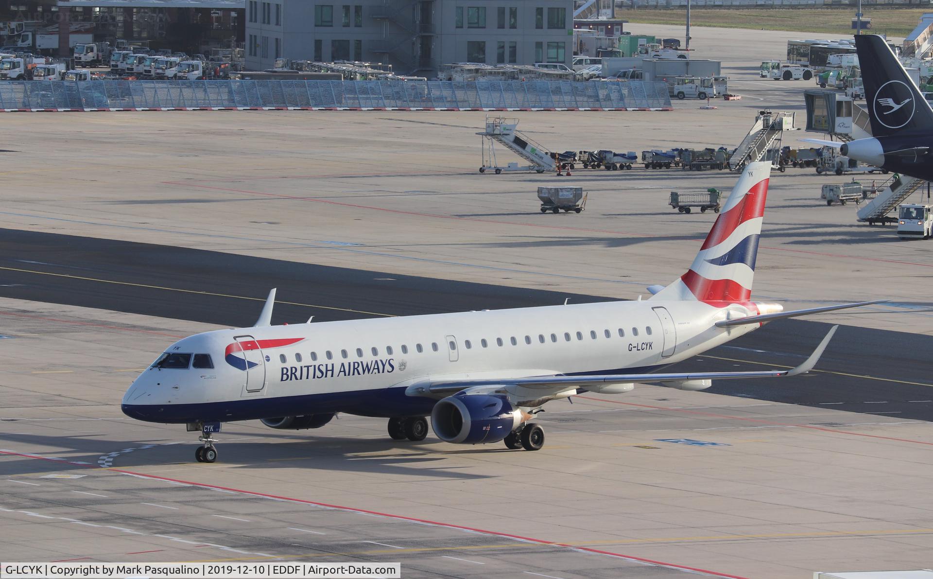G-LCYK, 2010 Embraer 190SR (ERJ-190-100SR) C/N 19000343, ERJ-190-100SR