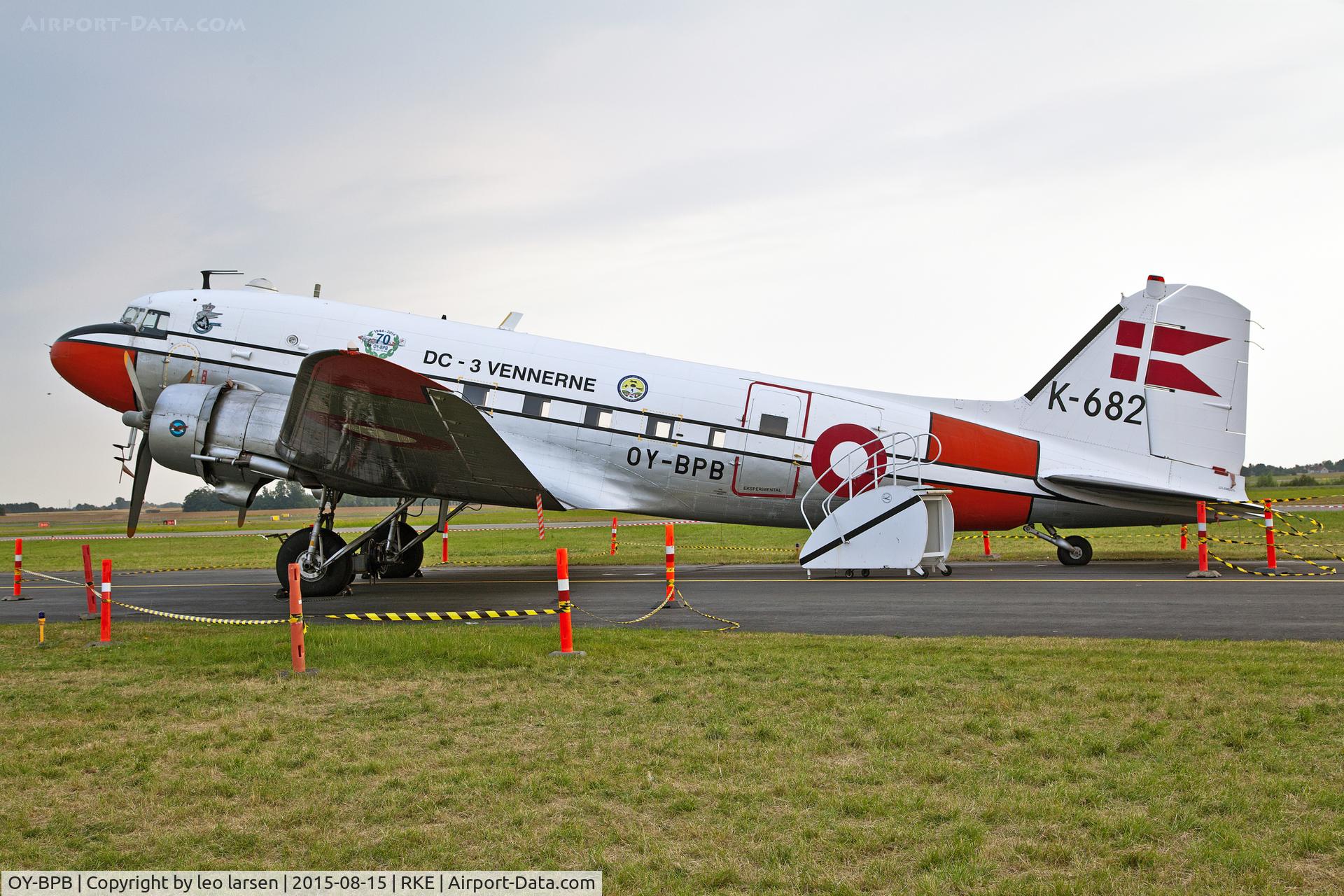 OY-BPB, 1943 Douglas C-47A-85-DL (DC-3A) Skytrain C/N 20019, Roskilde Air Show 15.8.2015