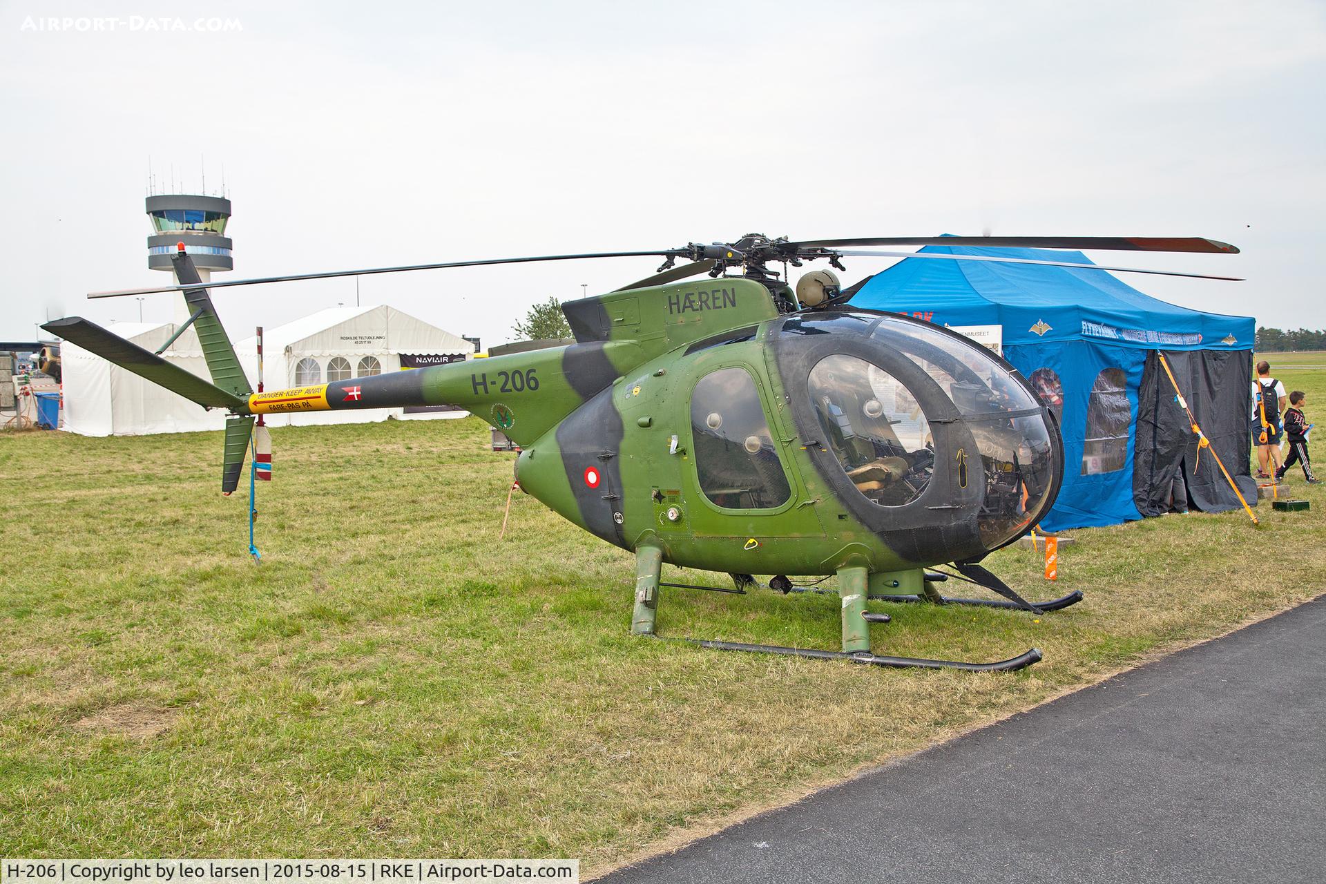 H-206, 1971 Hughes 369HM C/N 41-0206M, Roskilde Air Show 15.8.2015