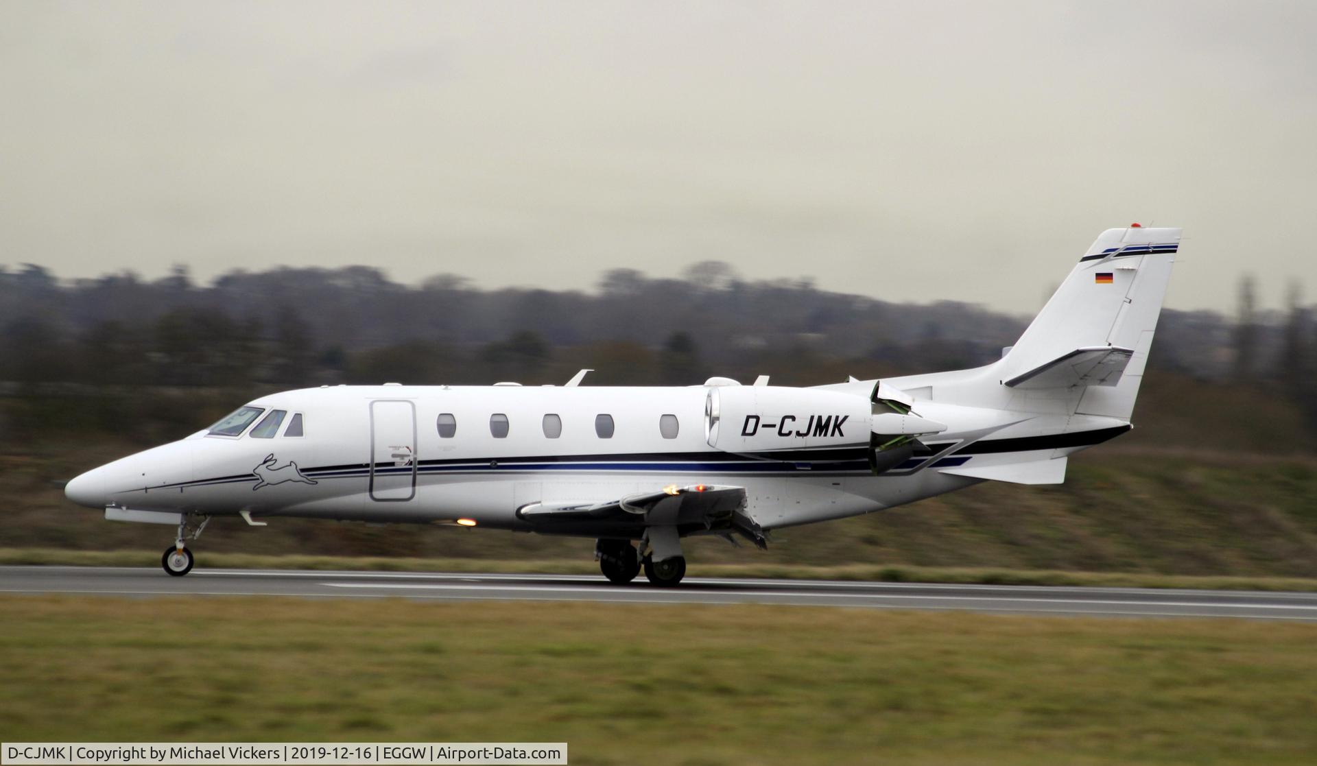 D-CJMK, 2019 Cessna 560XLS Citation Excel+ C/N 560-6265, Landing LTN
