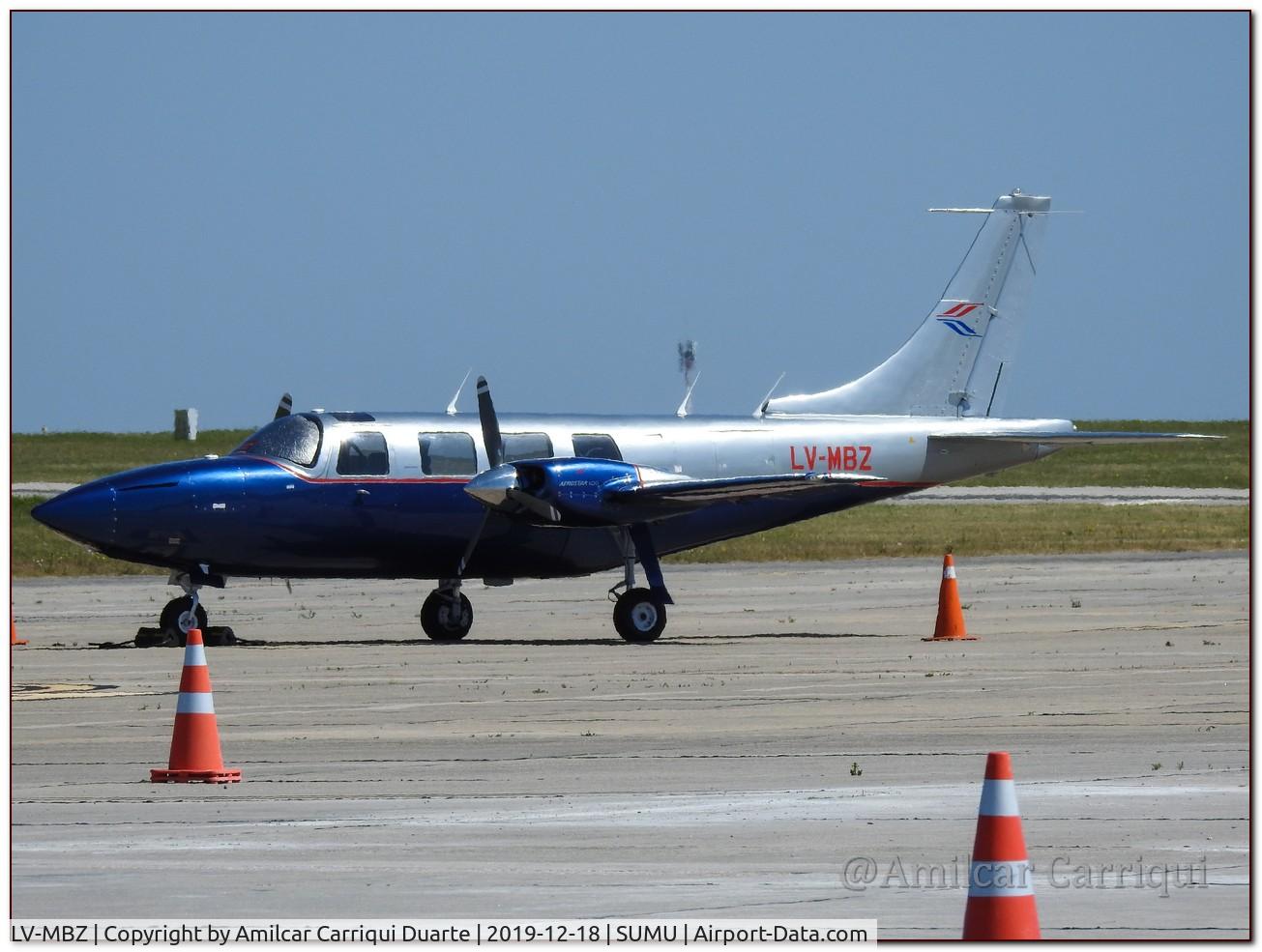 LV-MBZ, Piper PA-60 Aerostar C/N 60-0423-144, PARKED IN SUMU
