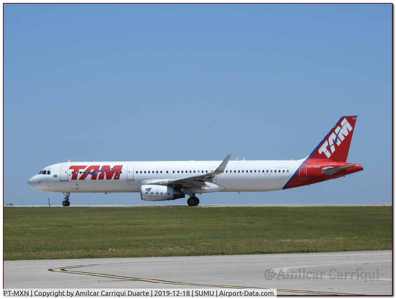 PT-MXN, Airbus A321-231 C/N 6097, ROLLING OVER RUNWAY
