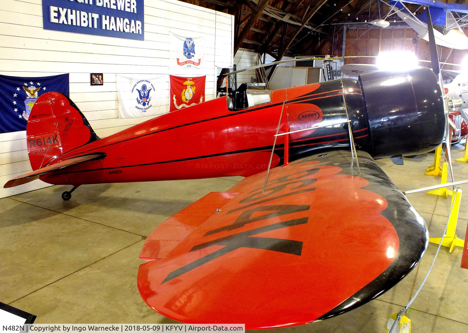 N482N, 1979 Younkin AMATEUR BUILT C/N JRY-01, Travel Air (Younkin) Type R replica at the Arkansas Air & Military Museum, Fayetteville AR