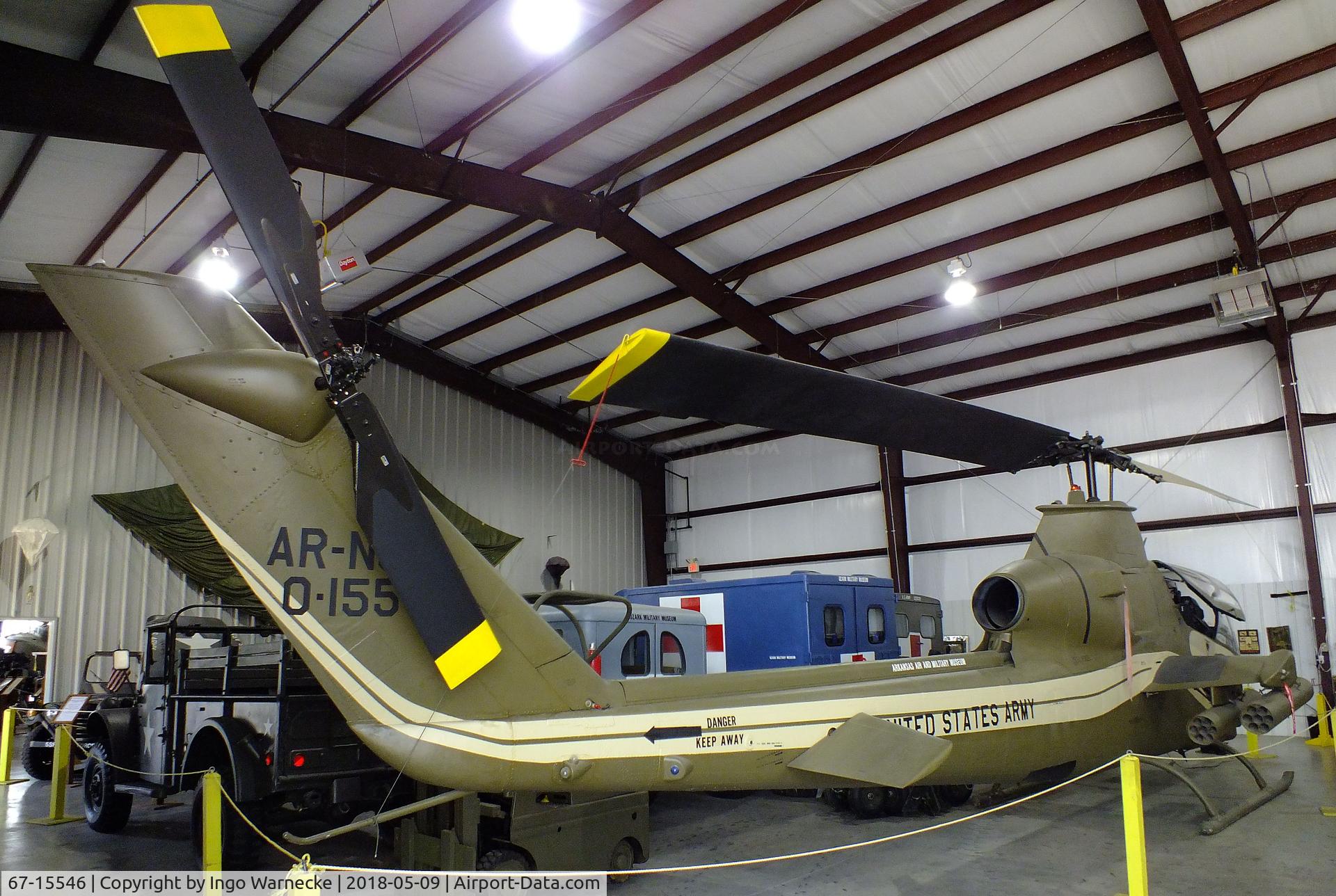 67-15546, 1967 Bell AH-1S Cobra C/N 20210, Bell AH-1S Cobra at the Arkansas Air & Military Museum, Fayetteville AR
