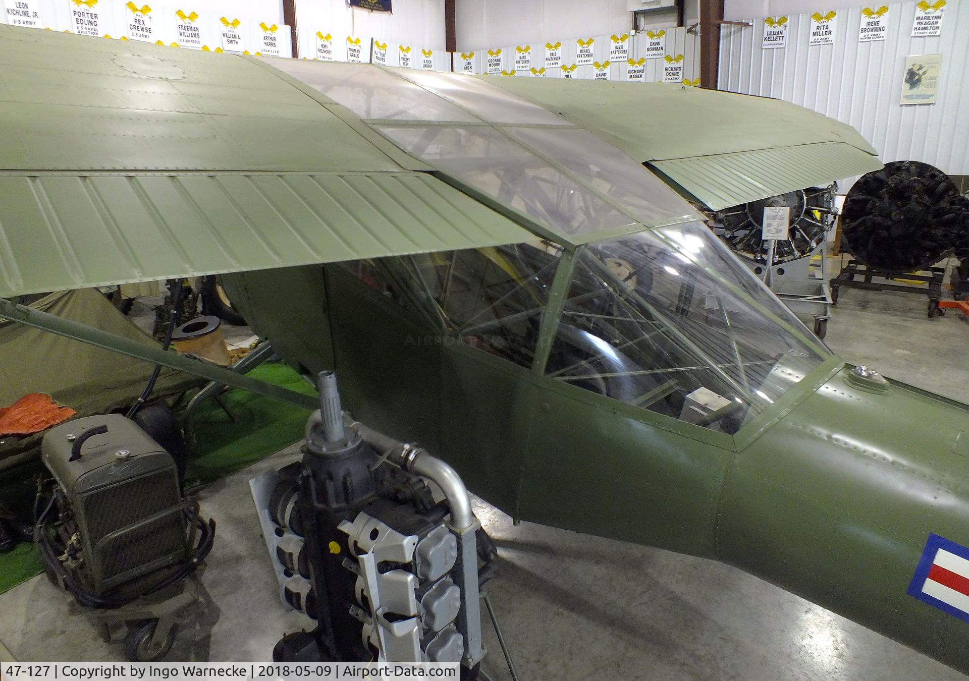 47-127, Consolidated Vultee L-13A C/N unknown_47-127, Consolidated Vultee Stinson L-13A at the Arkansas Air & Military Museum, Fayetteville AR