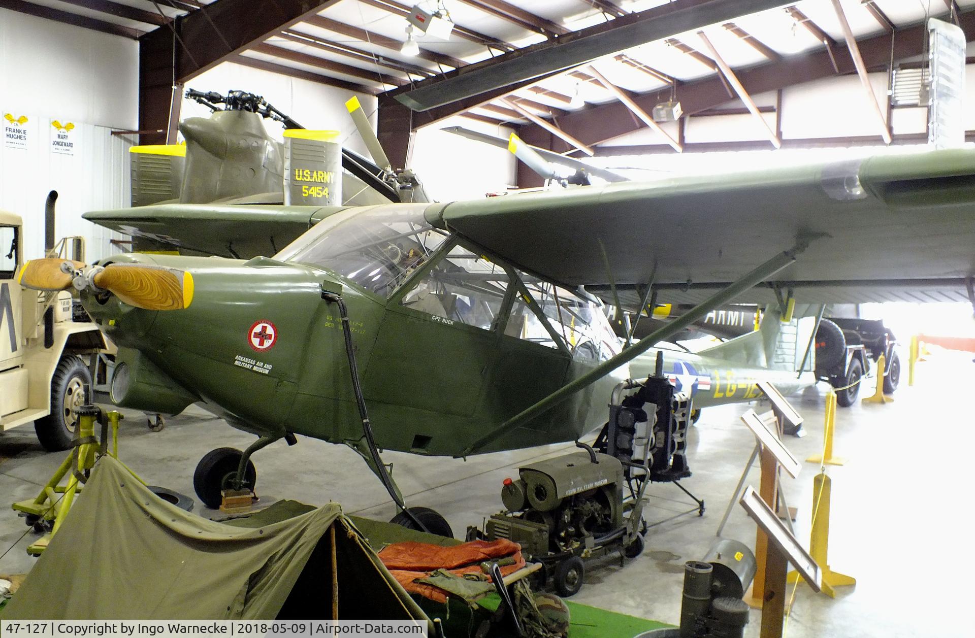 47-127, Consolidated Vultee L-13A C/N unknown_47-127, Consolidated Vultee Stinson L-13A at the Arkansas Air & Military Museum, Fayetteville AR