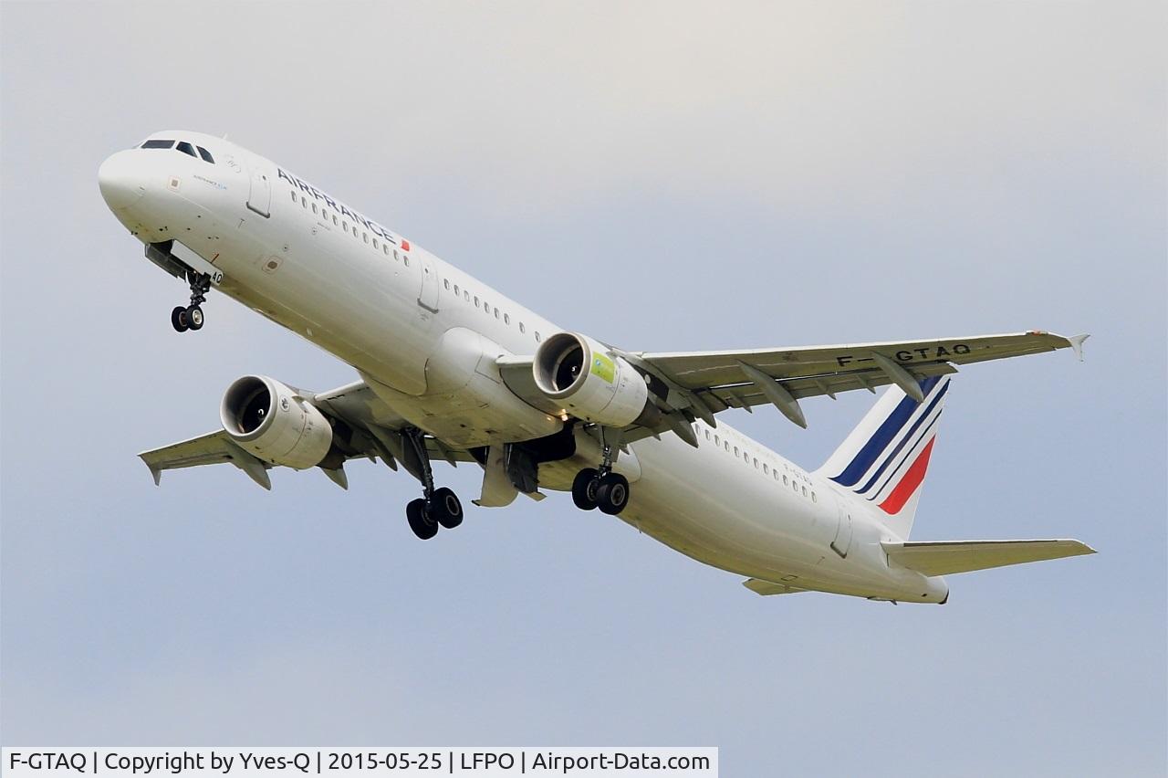 F-GTAQ, 2008 Airbus A321-211 C/N 3399, Airbus A321-211, Take off Rwy 24, Paris-Orly Airport (LFPO-ORY)