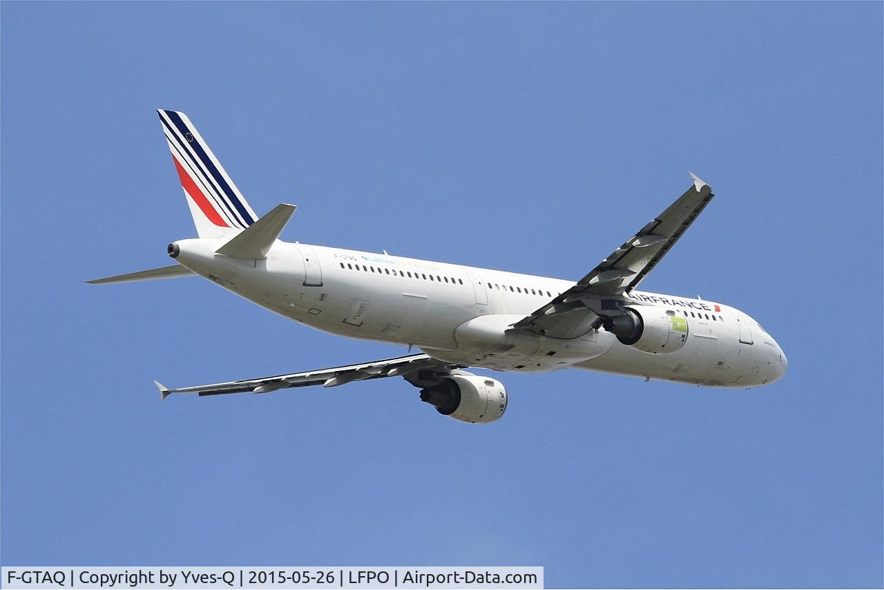F-GTAQ, 2008 Airbus A321-211 C/N 3399, Airbus A321-211, Take off rwy 08, Paris-Orly airport (LFPO-ORY)
