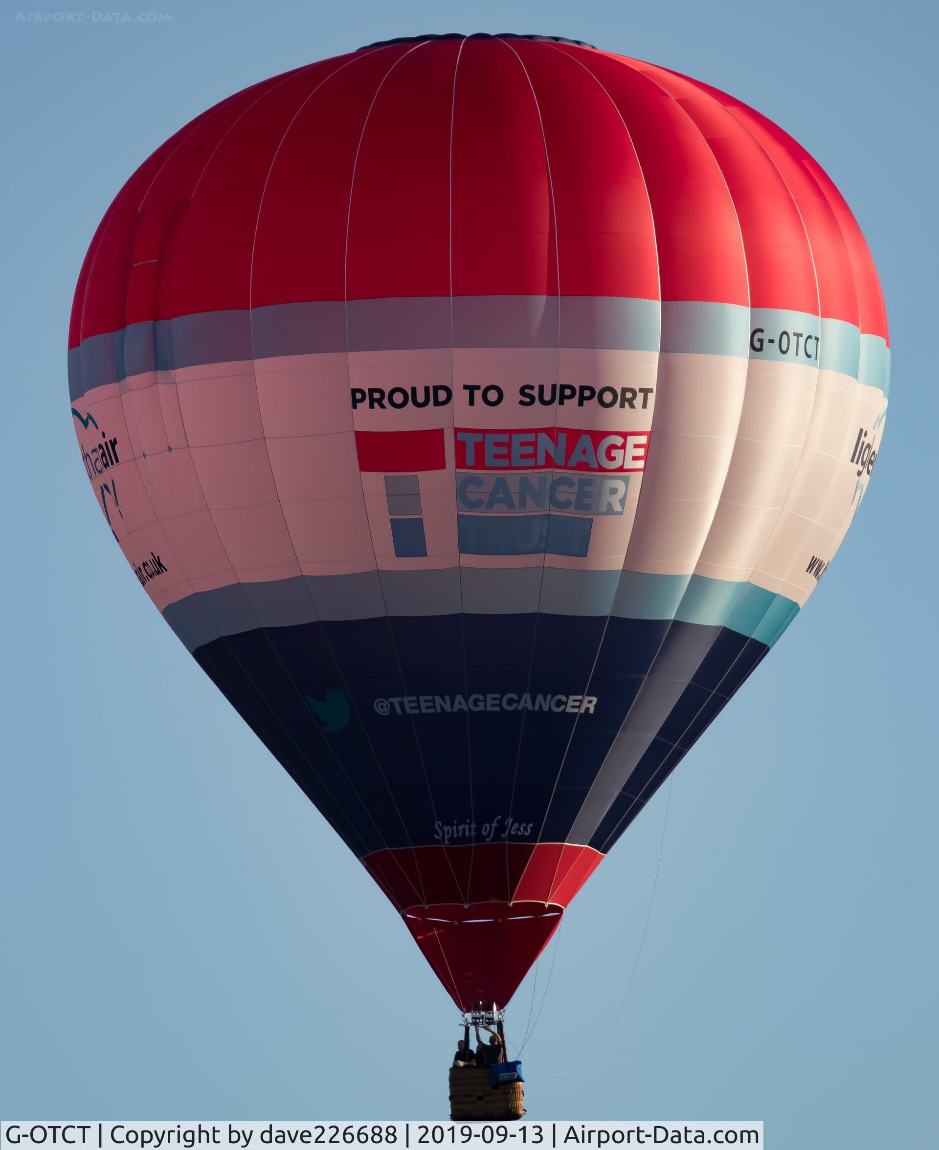 G-OTCT, 2016 Cameron Balloons Z-105 C/N 12070, G OTCT at the 2019 Longleat Skysafari