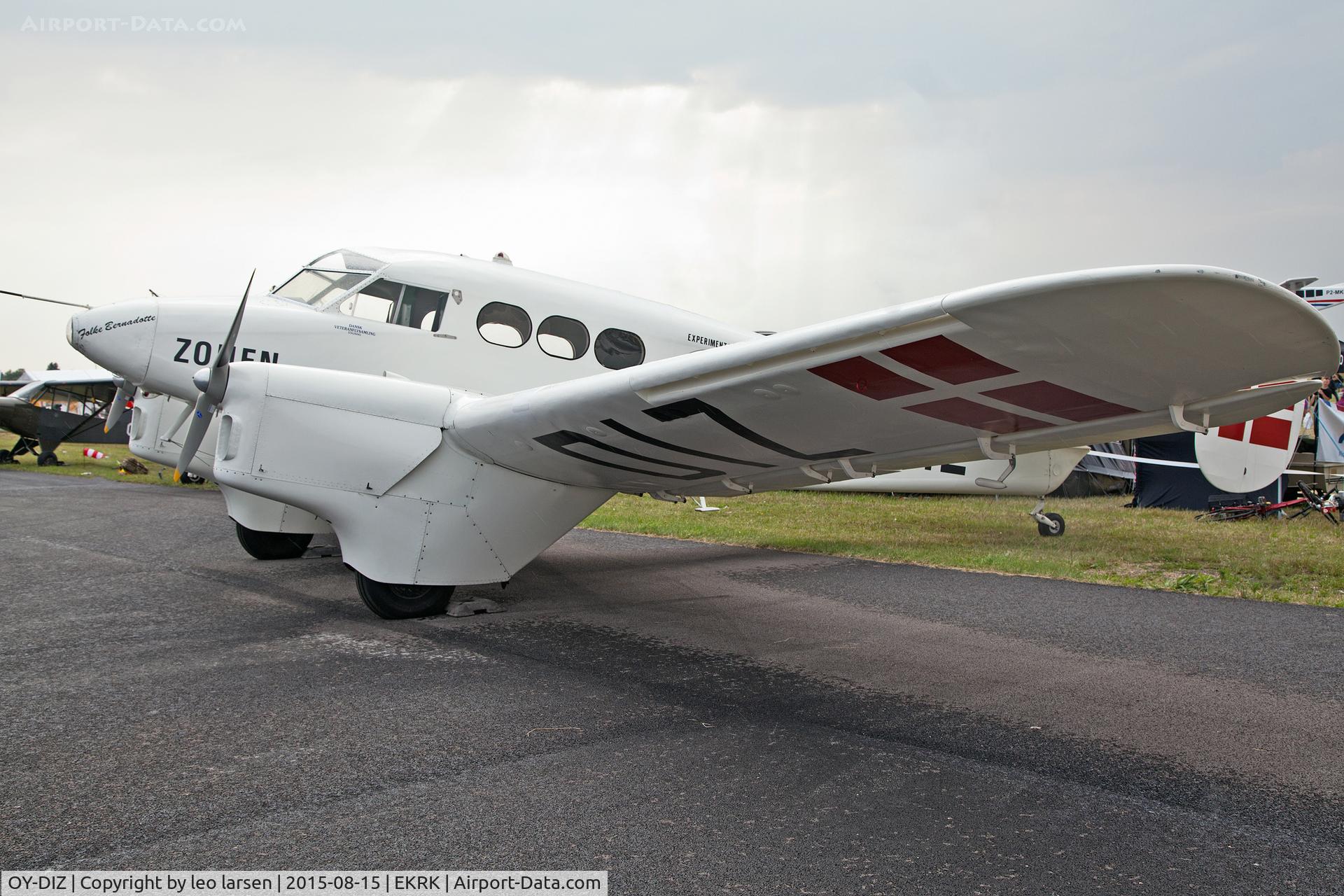 OY-DIZ, 1944 SAI KZ IV C/N 43, Roskilde Air Show 15.8.2015