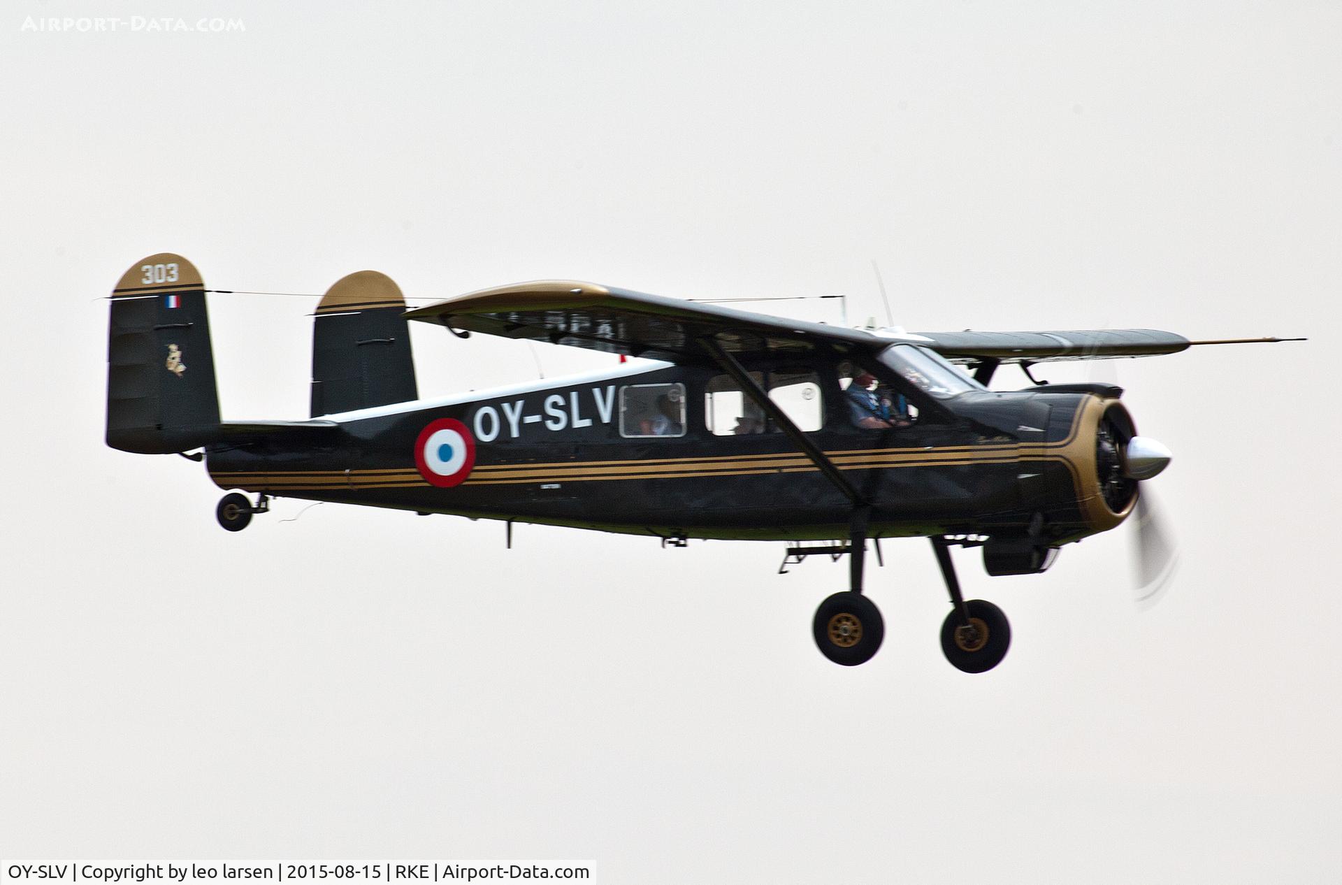 OY-SLV, 1961 Max Holste MH-1521M Broussard C/N 303, Roskilde Air Show 15.8.2015