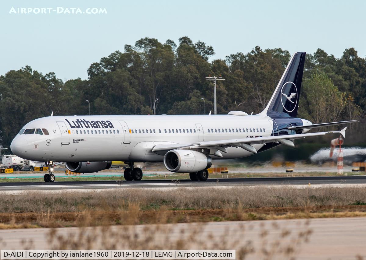 D-AIDI, 2011 Airbus A321-231 C/N 4753, Departing from Malaga